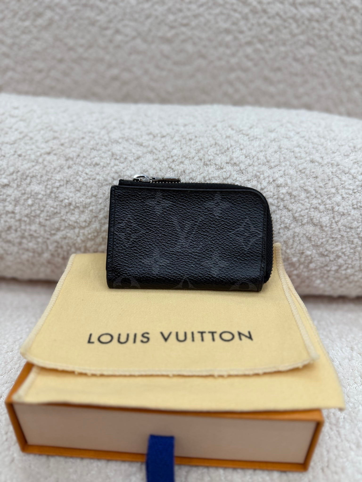 Louis Vuitton Monogram Eclipse Coin Case