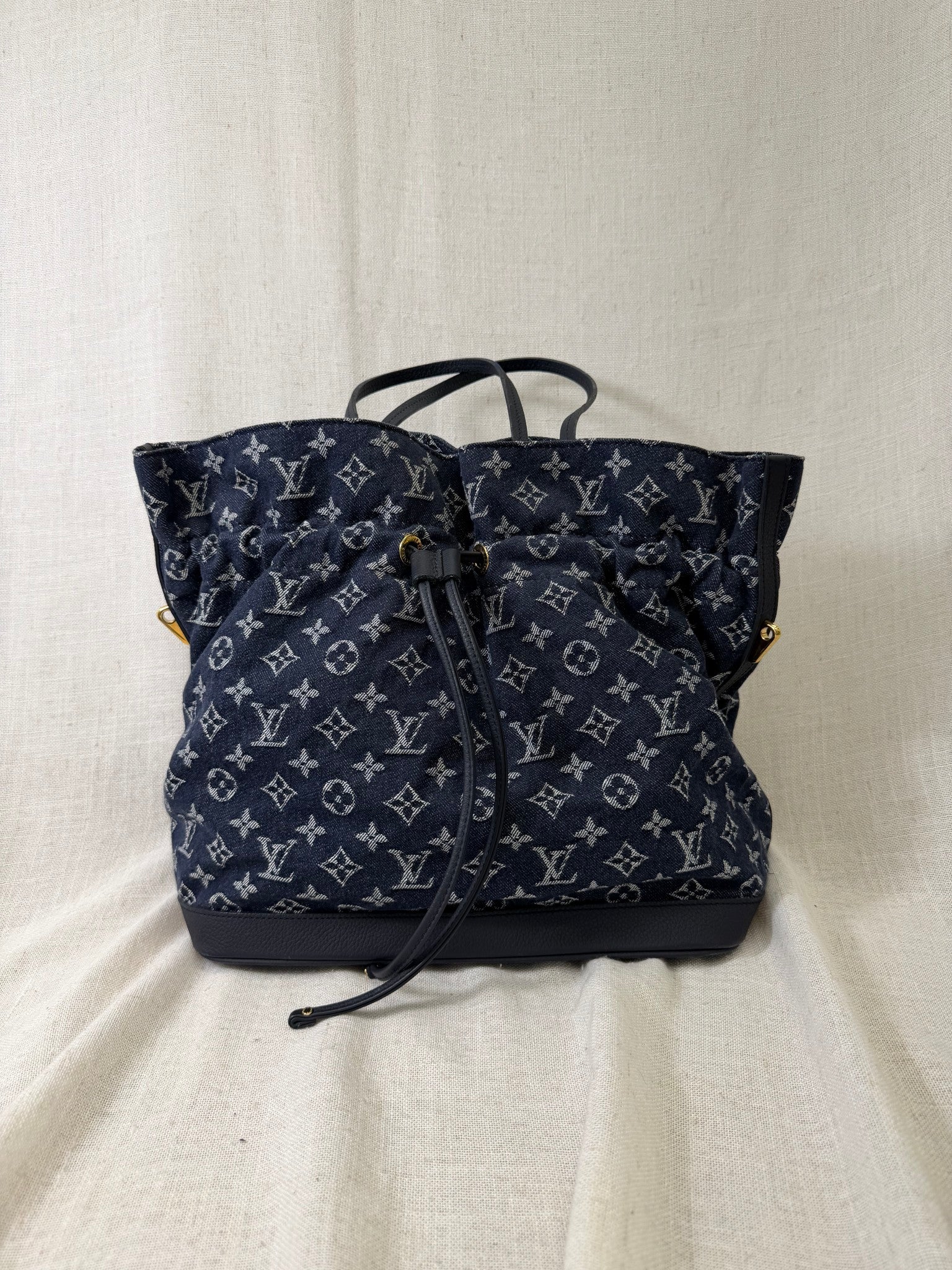 Louis Vuitton Blue Monogram Denim Noefull MM Tote Bag