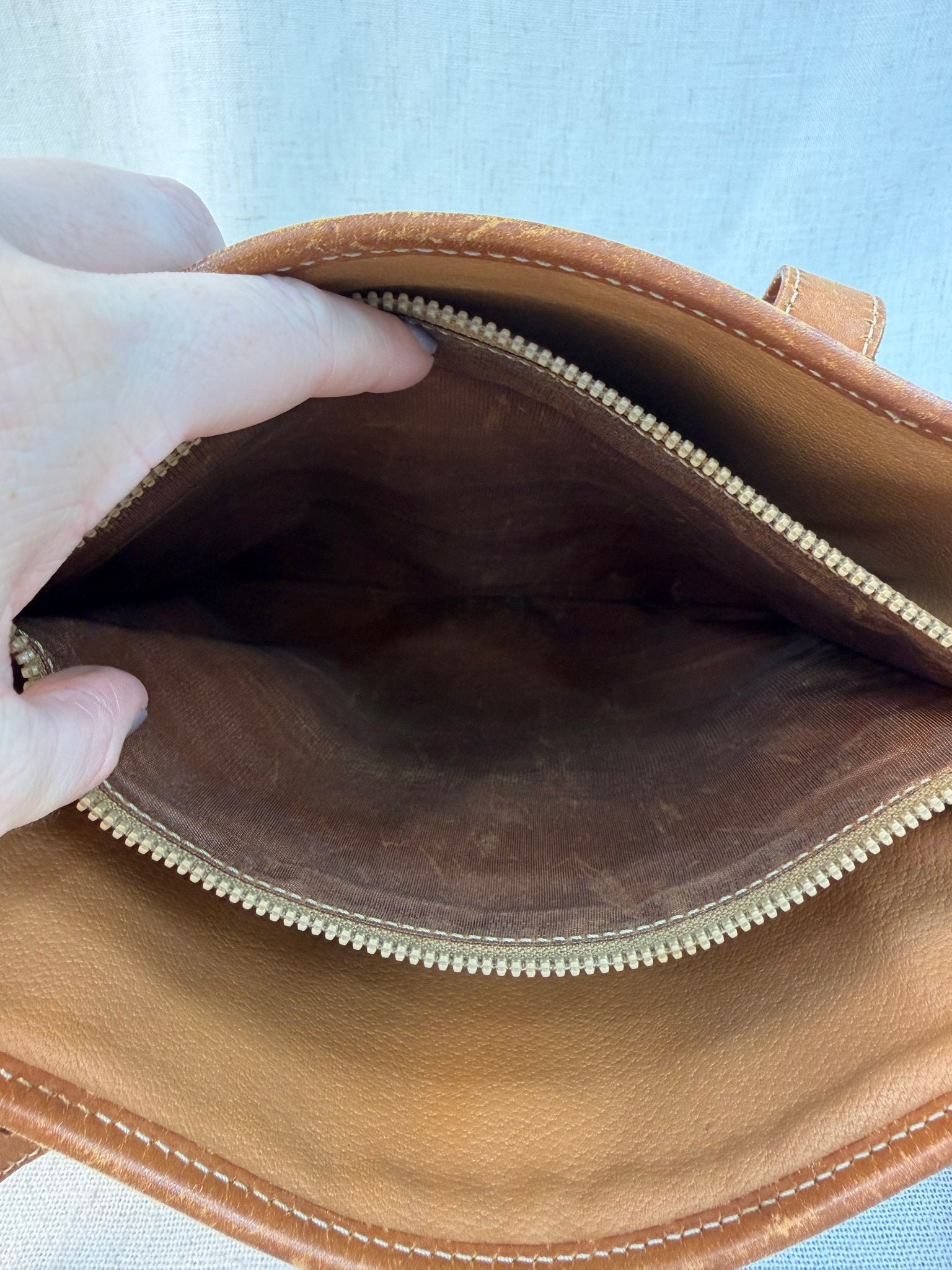 Celine Brown Coated Canvas Macadam Tote Bag