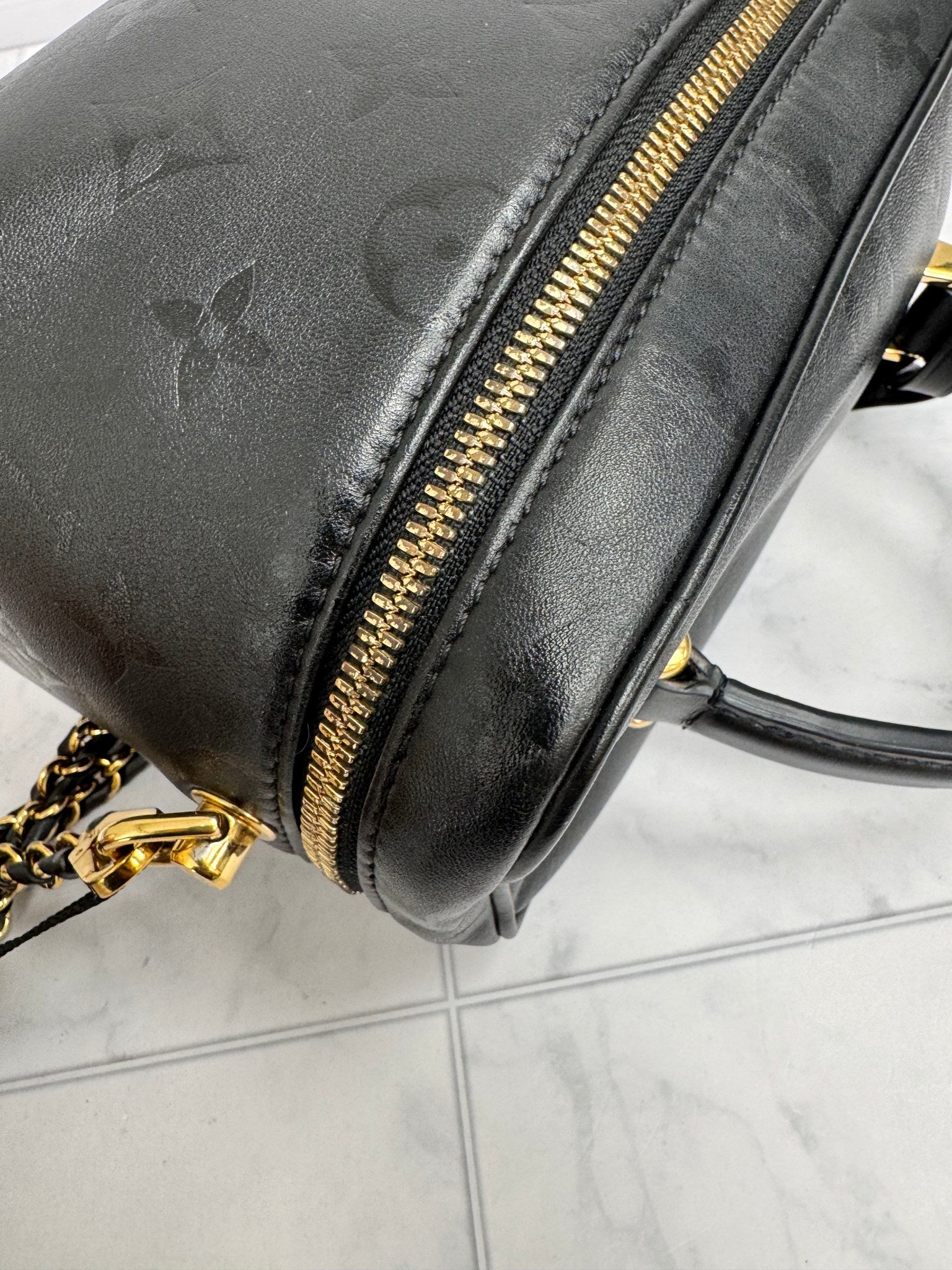 Louis Vuitton Black Monogram PM Vanity Bag