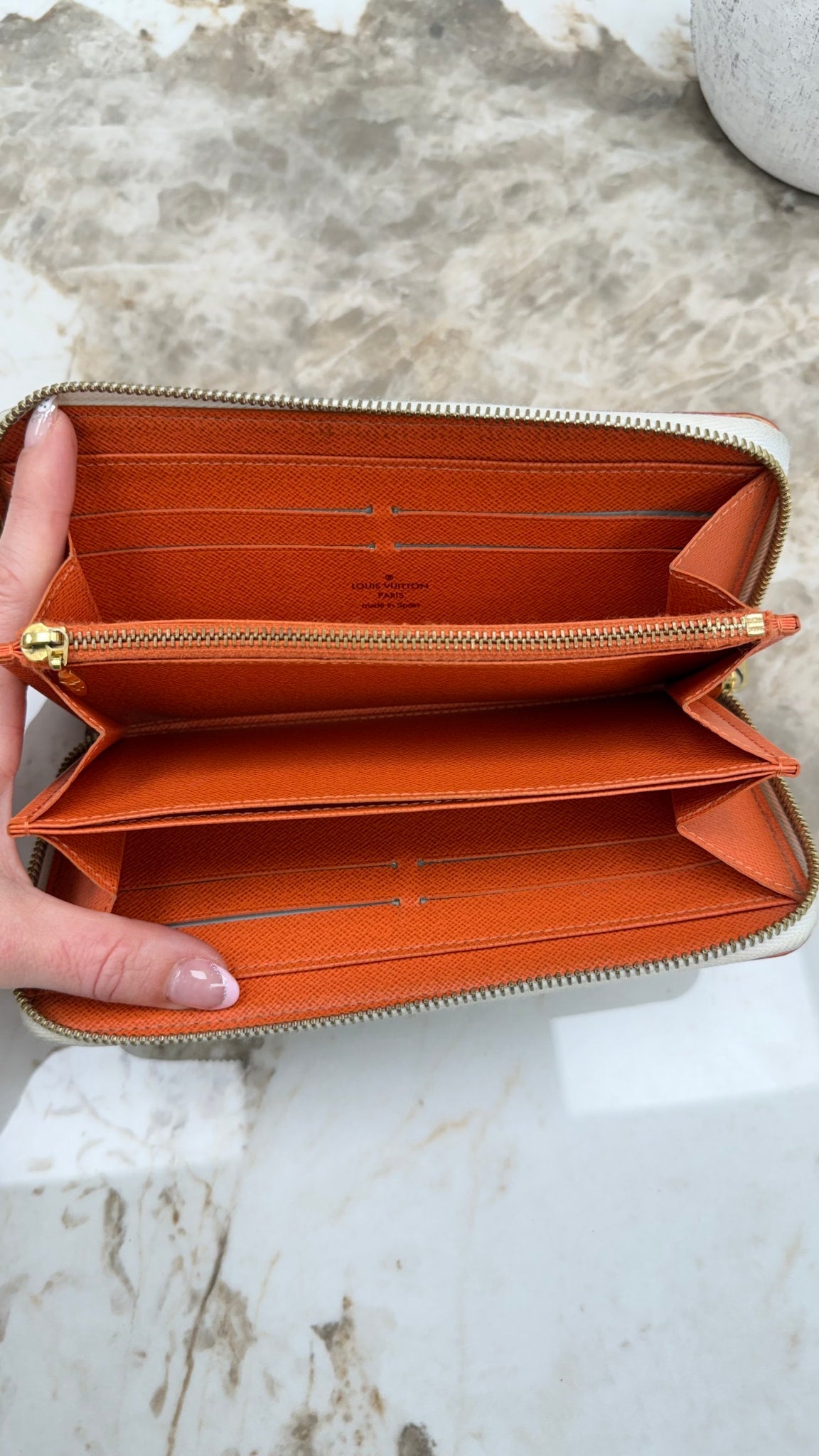 Louis Vuitton White Multicolor Monogram Zippy Wallet