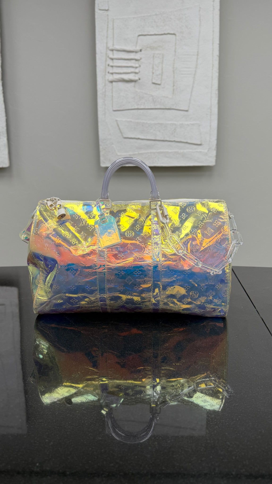 Louis Vuitton x Virgil Prism PVC Keepall 50 Bandouliere