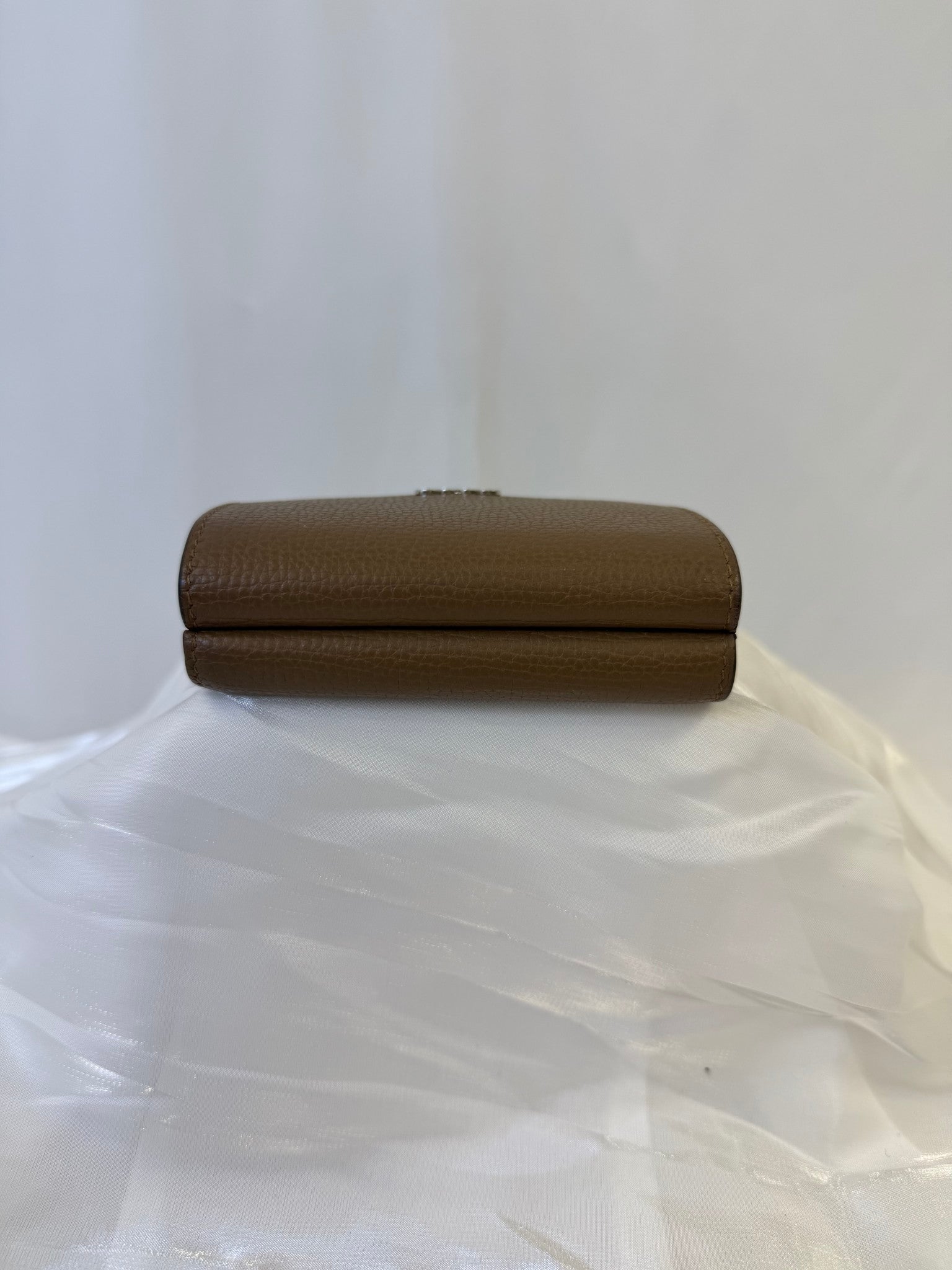 Loewe Brown Leather Anagram Trifold Wallet