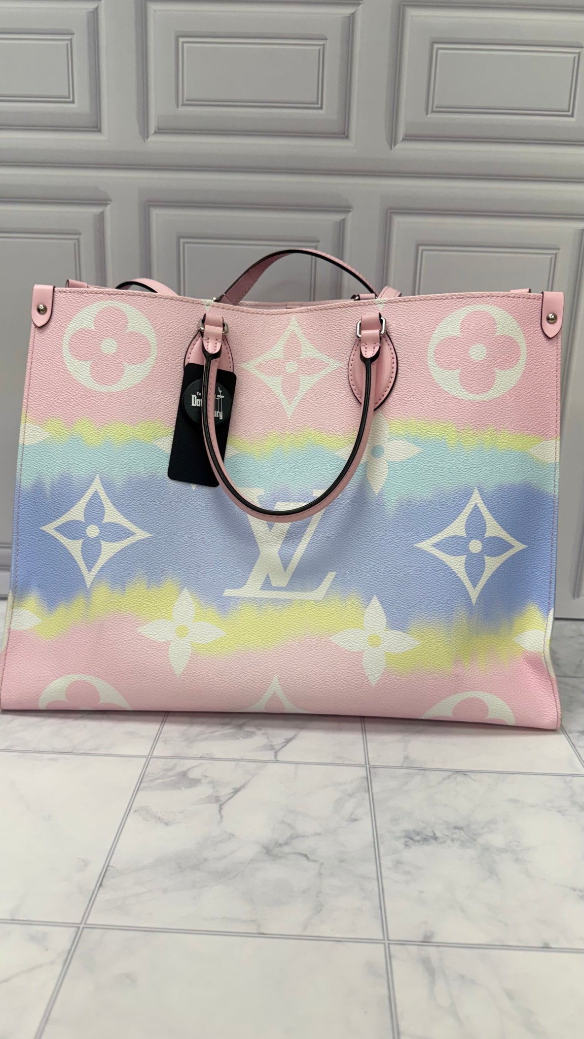 Louis Vuitton Monogram Multicolor Pastel Escale On The Go GM Tote Bag
