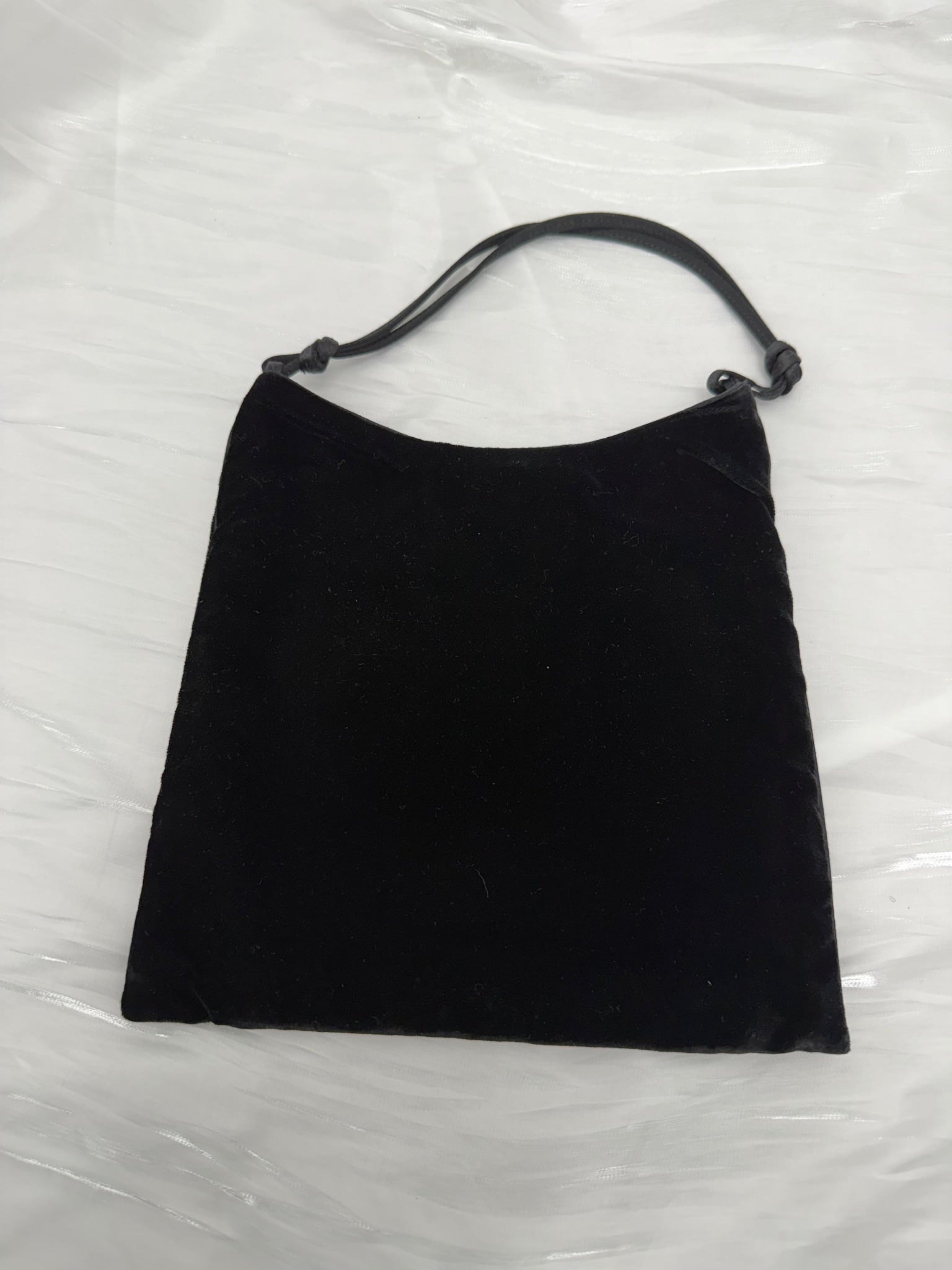 Prada Black Velour Hand Bag