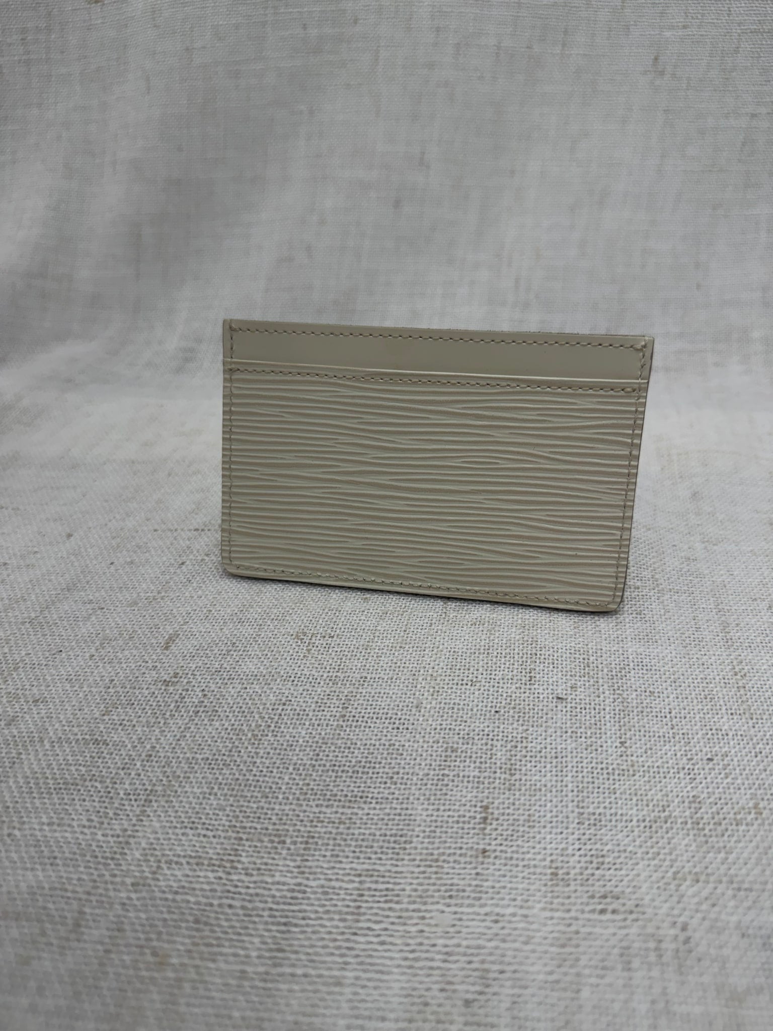 Louis Vuitton White Epi Card Holder