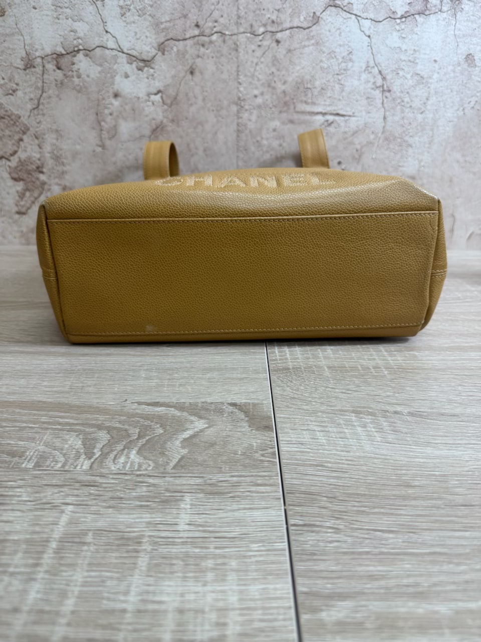 Chanel Tan Caviar Tote Bag