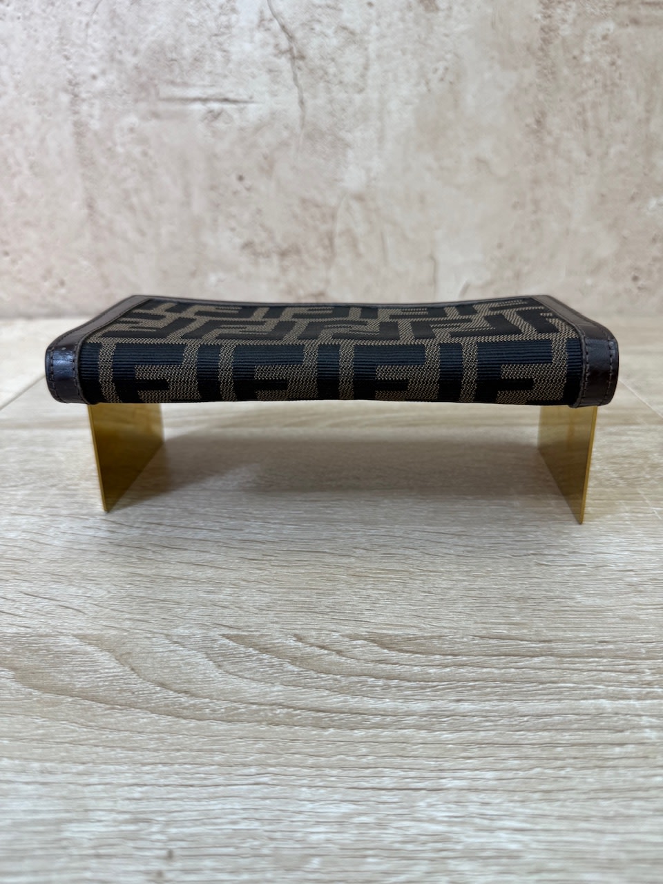 Fendi Zucca Brown Canvas Long Wallet
