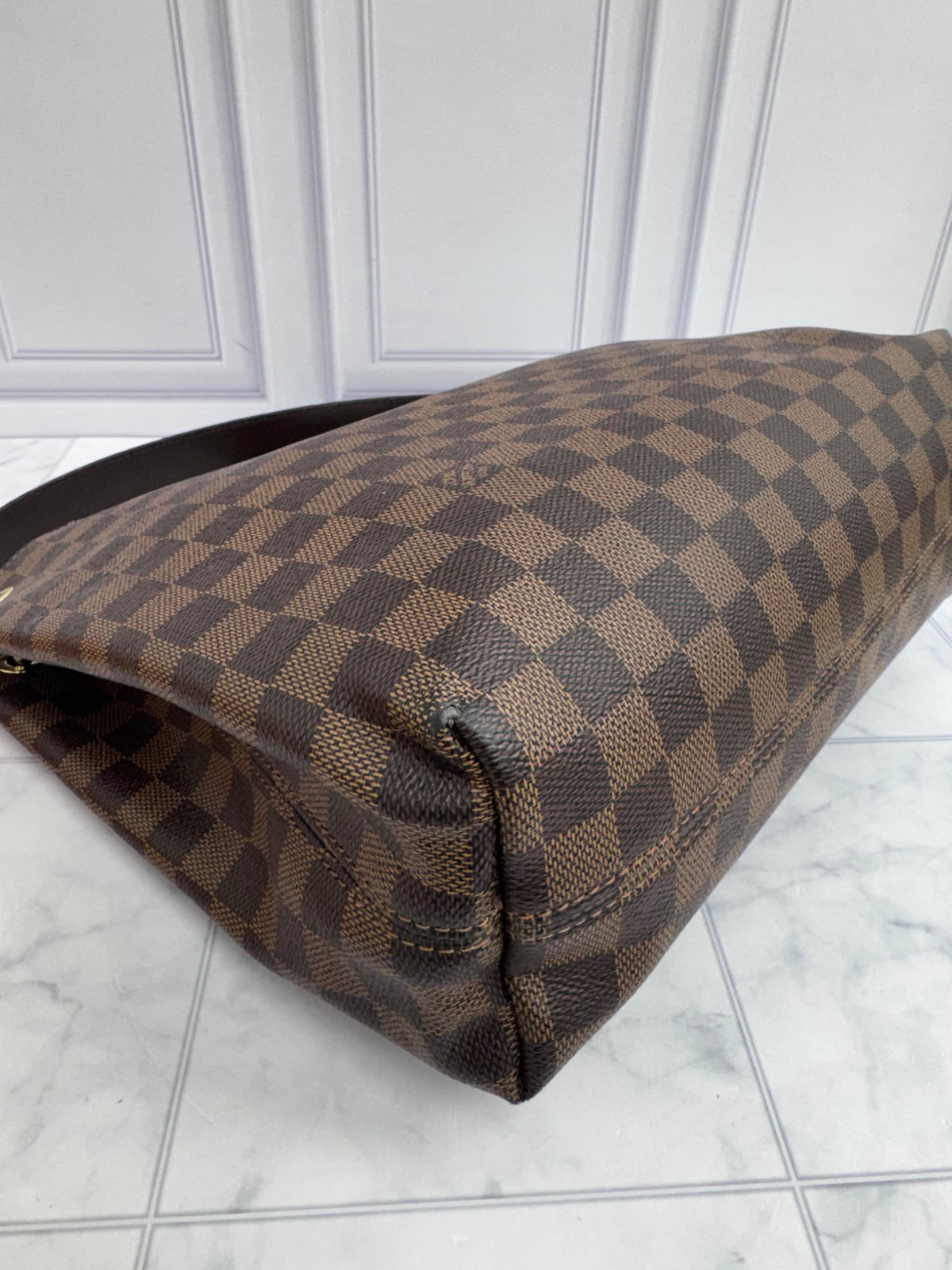 Louis Vuitton Damier Ebene Graceful Shoulder Bag PM