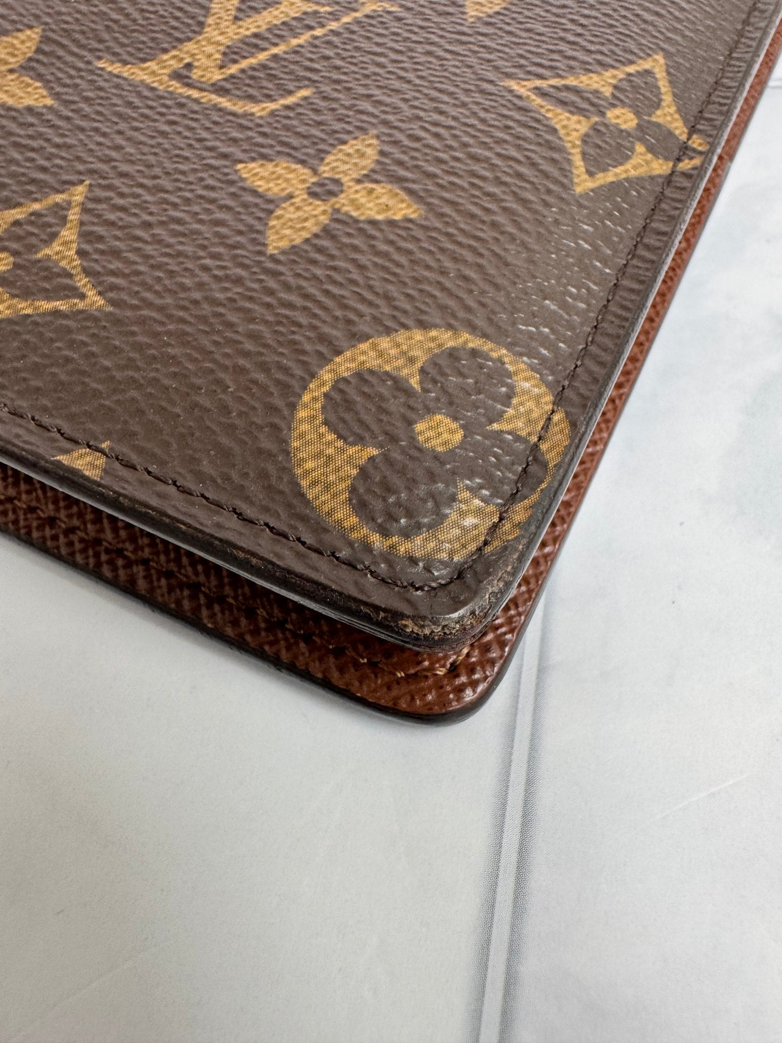 Louis Vuitton Monogram Canvas Brazza Long Wallet