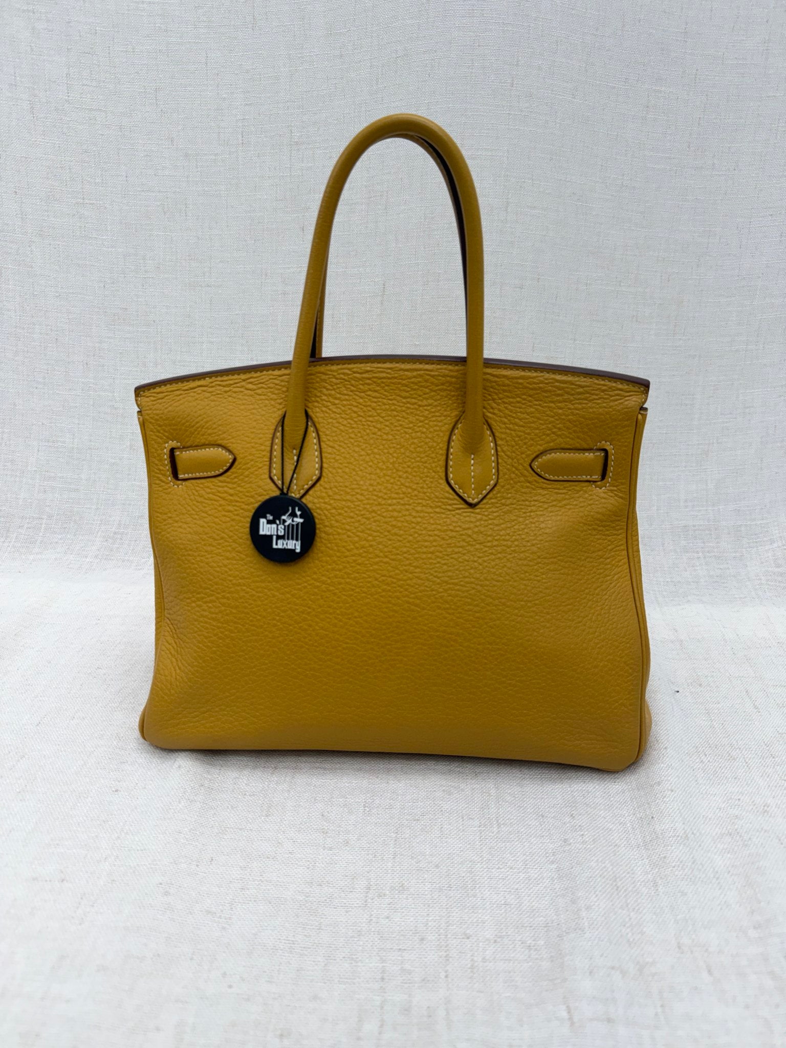Hermes Natural Sable Taurillon Clemence Birkin 30