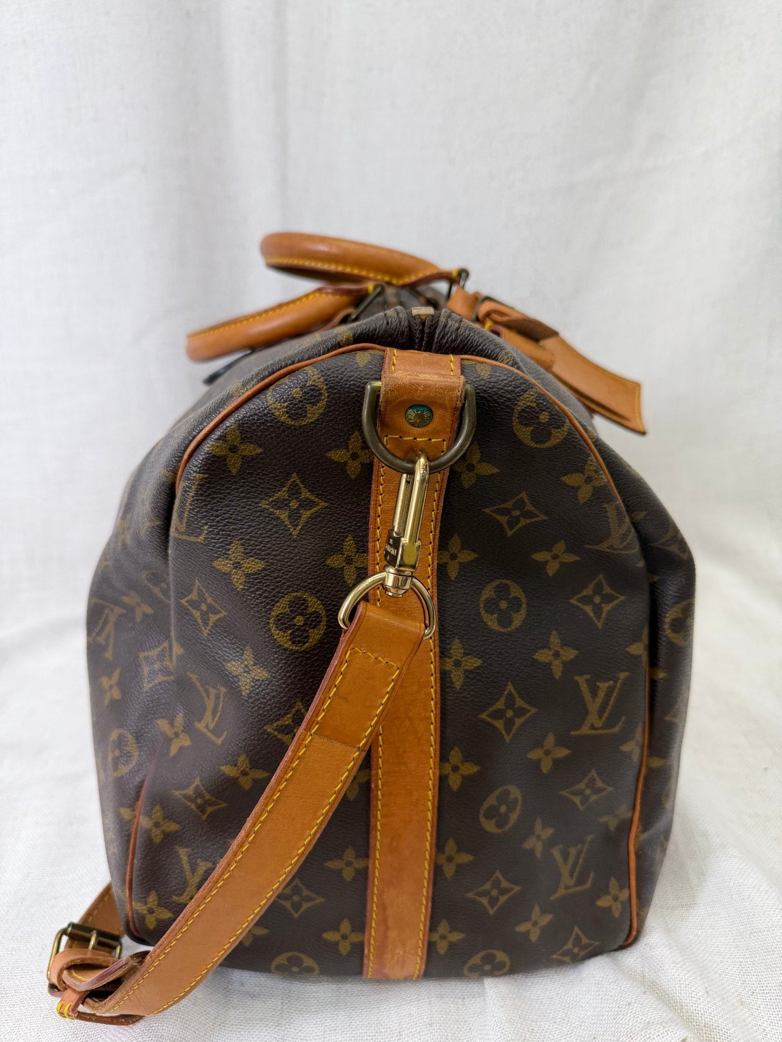 Louis Vuitton Monogram Keepaall 50 Duffle Bag