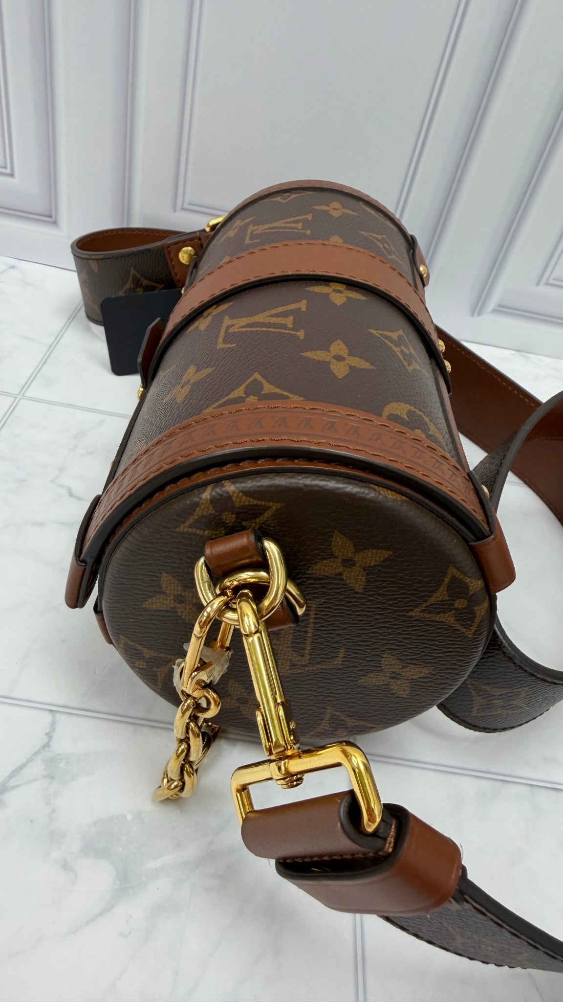 LIKE NEW- Louis Vuitton Monogram Papillon Trunk Crossbody
