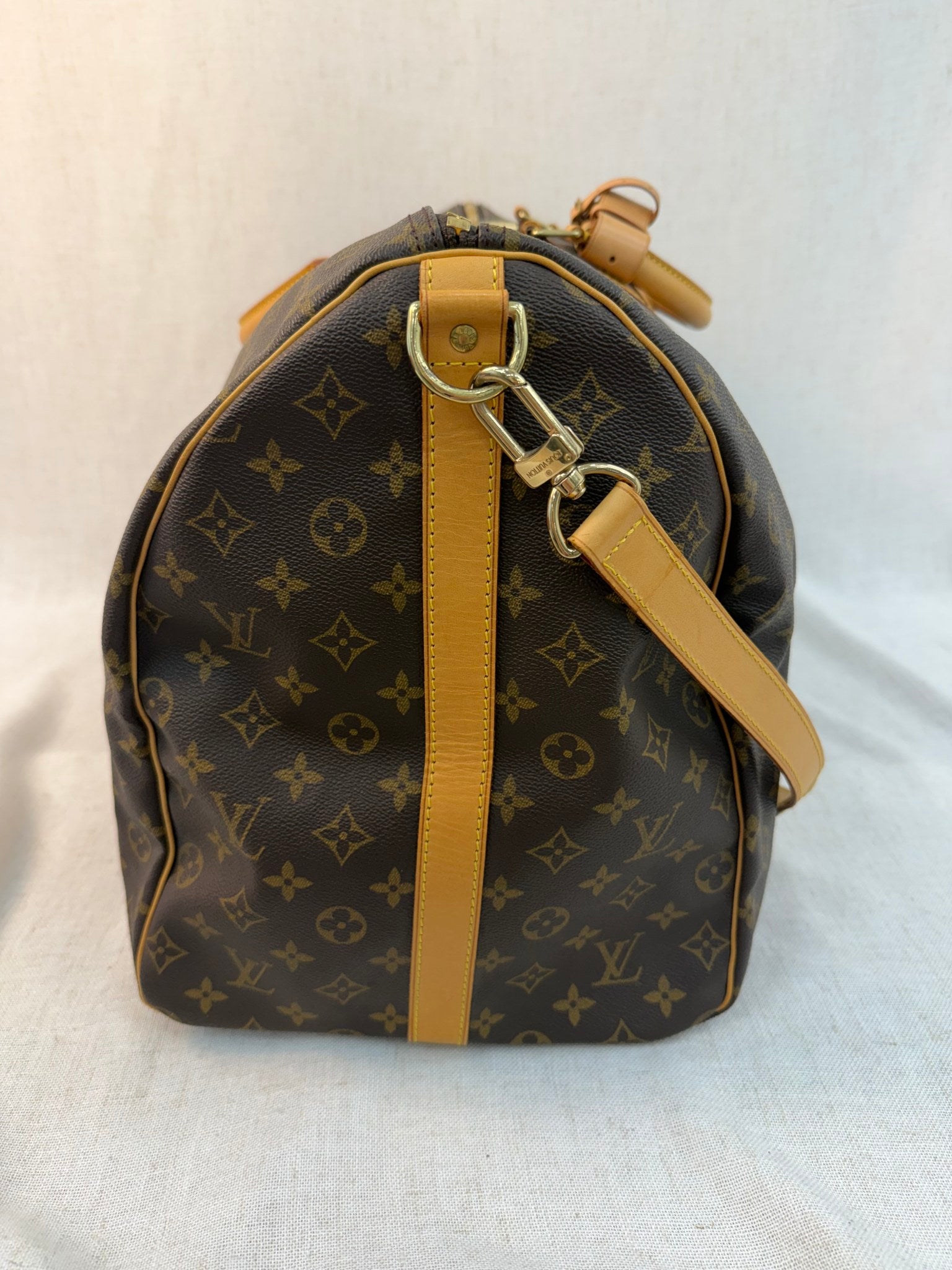 Louis Vuitton Monogram Keepall 60 Bandouliere Bag