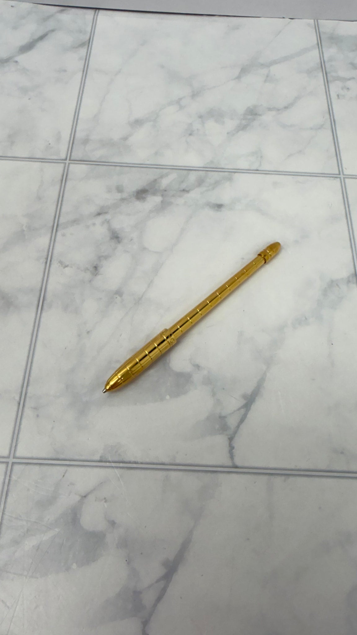 Louis Vuitton Gold Tone Stilo Agenda Mechanical Pencil