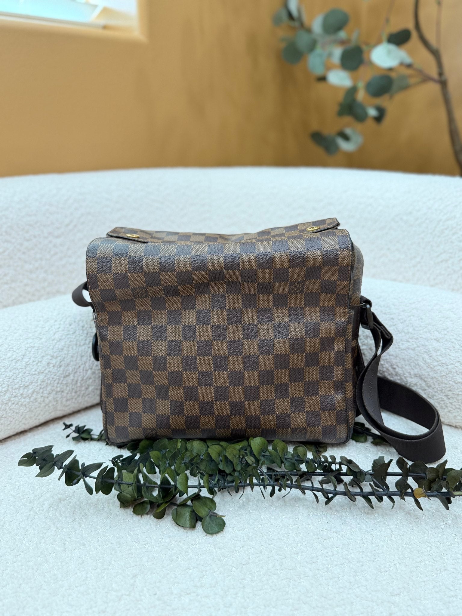 Louis Vuitton Damier Ebene Naviglio Messenger Bag
