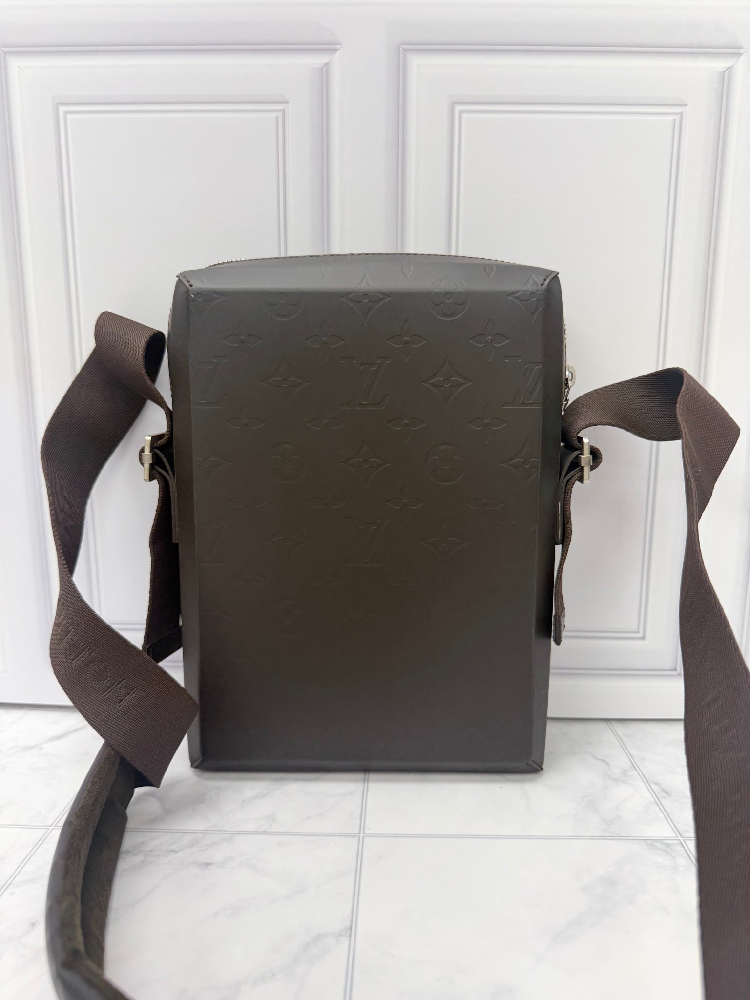 Louis Vuitton Monogram Chocolate Brown Leather Bobby Crossbody Bag