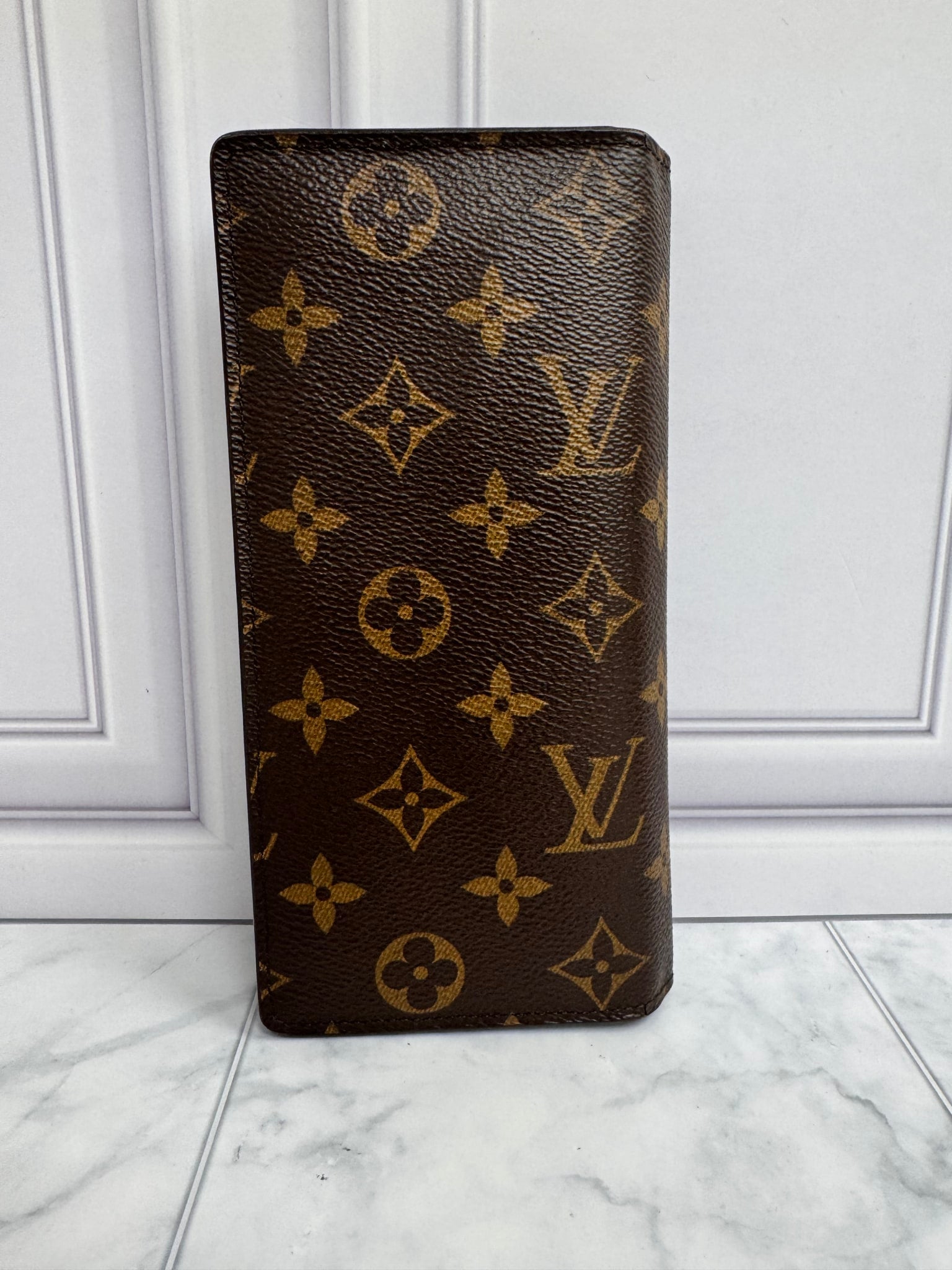 Louis Vuitton Monogram Canvas Brazza Long Wallet