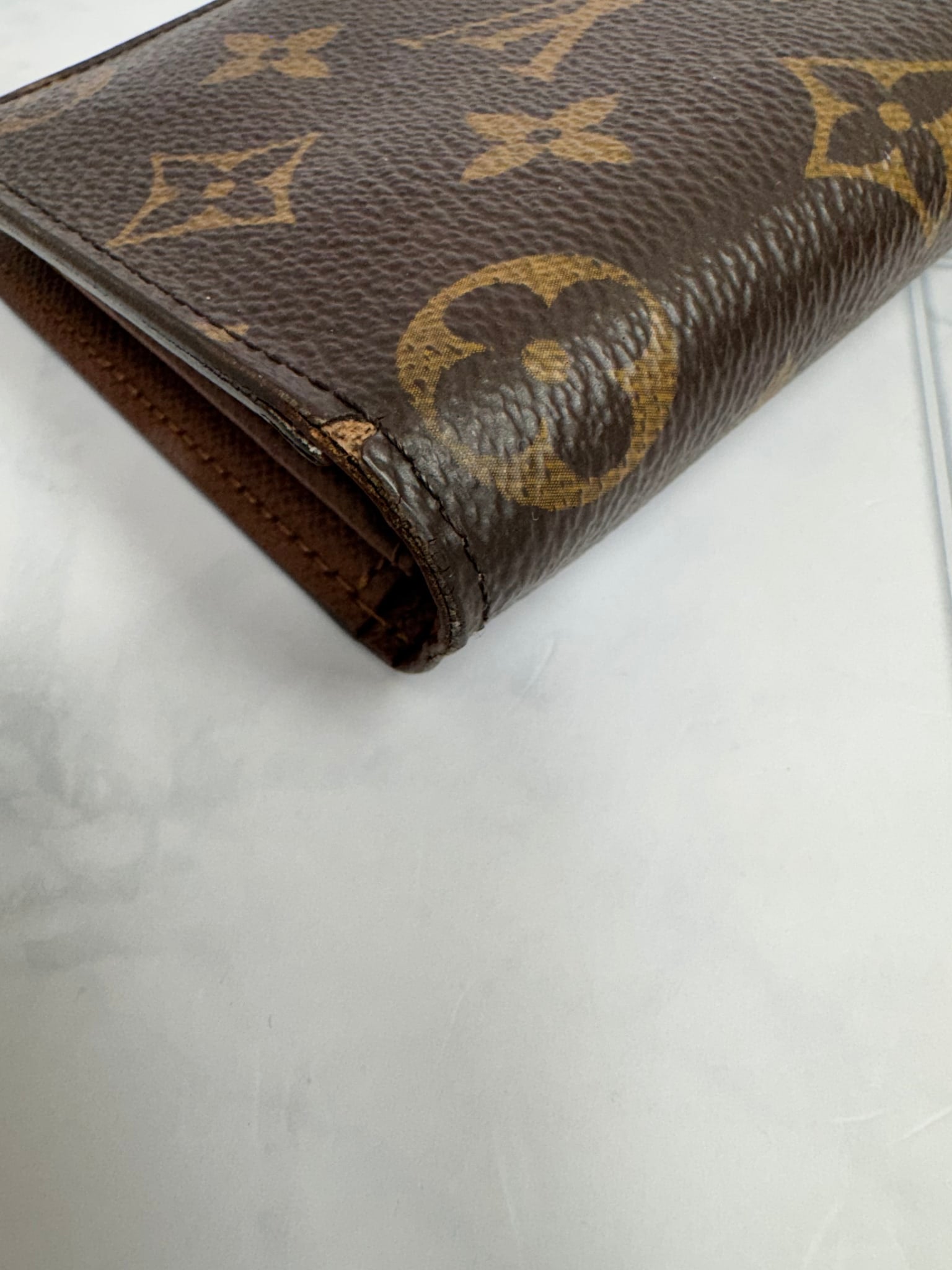 Louis Vuitton Monogram Canvas Brazza Long Wallet