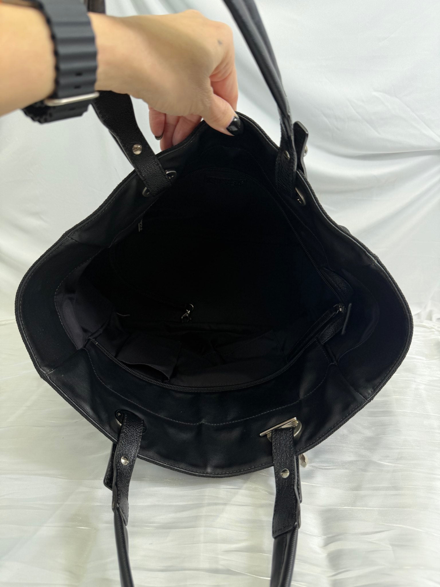 Chanel Black Quilted Paris Biarritz Tote Bag GM