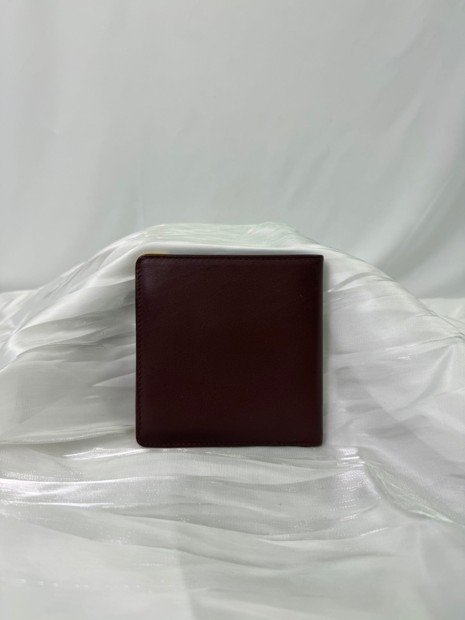 Cartier Bordeaux Leather Bifold Wallet