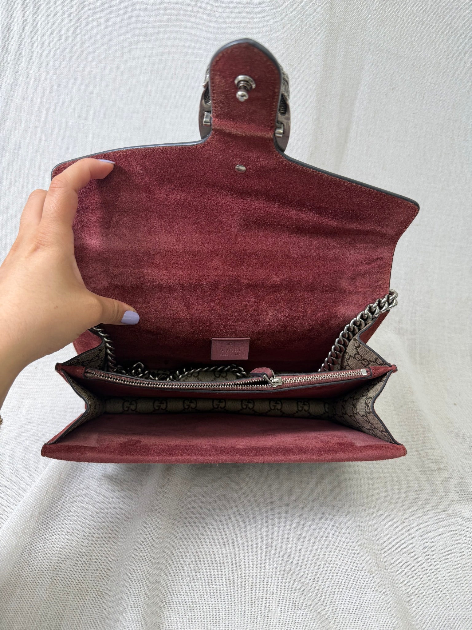 Gucci Monogram Bloom Dionysus Medium Handbag