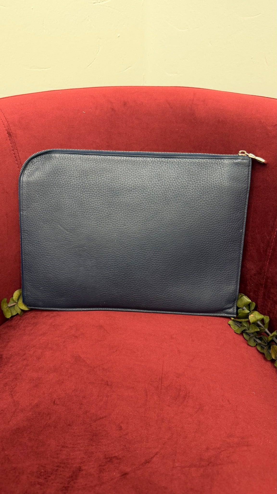 Louis Vuitton Navy Blue Taurillon Jour GM Pochette