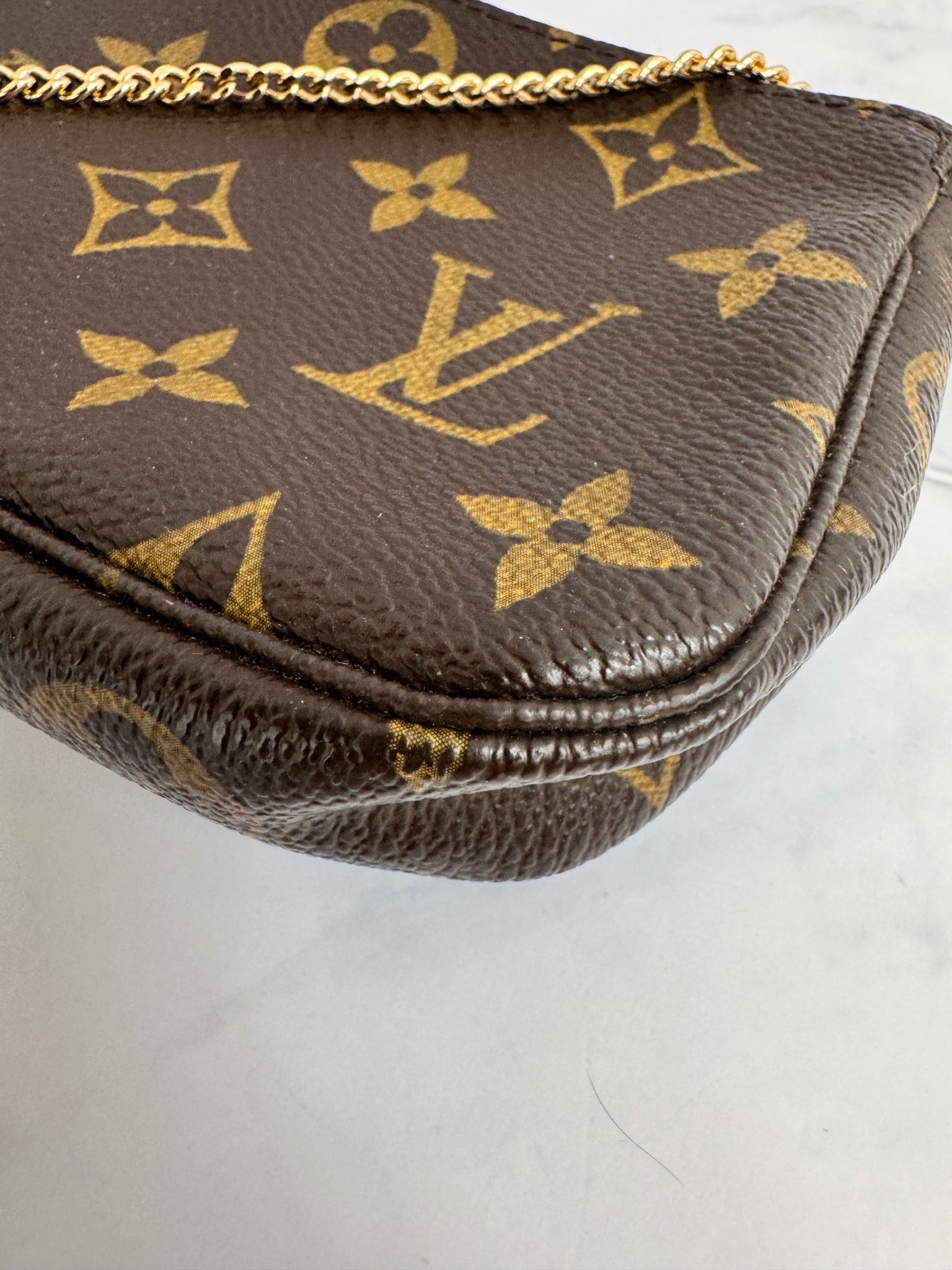 Louis Vuitton Monogram Limited Edition “Trunks & Bags” Mini Pochette