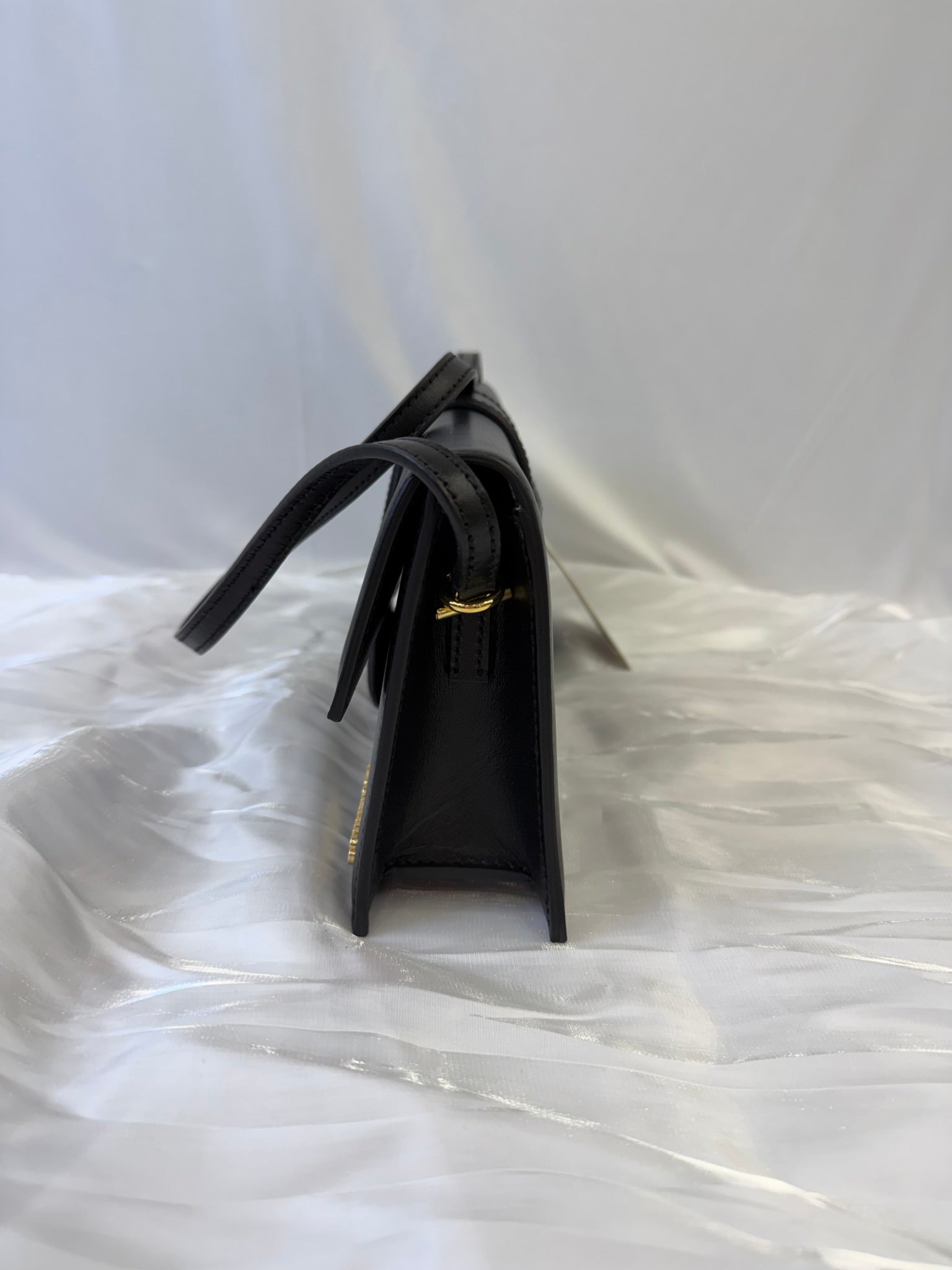 BRAND NEW- Jacquemus Black Leather Le Grand Bambino Bag