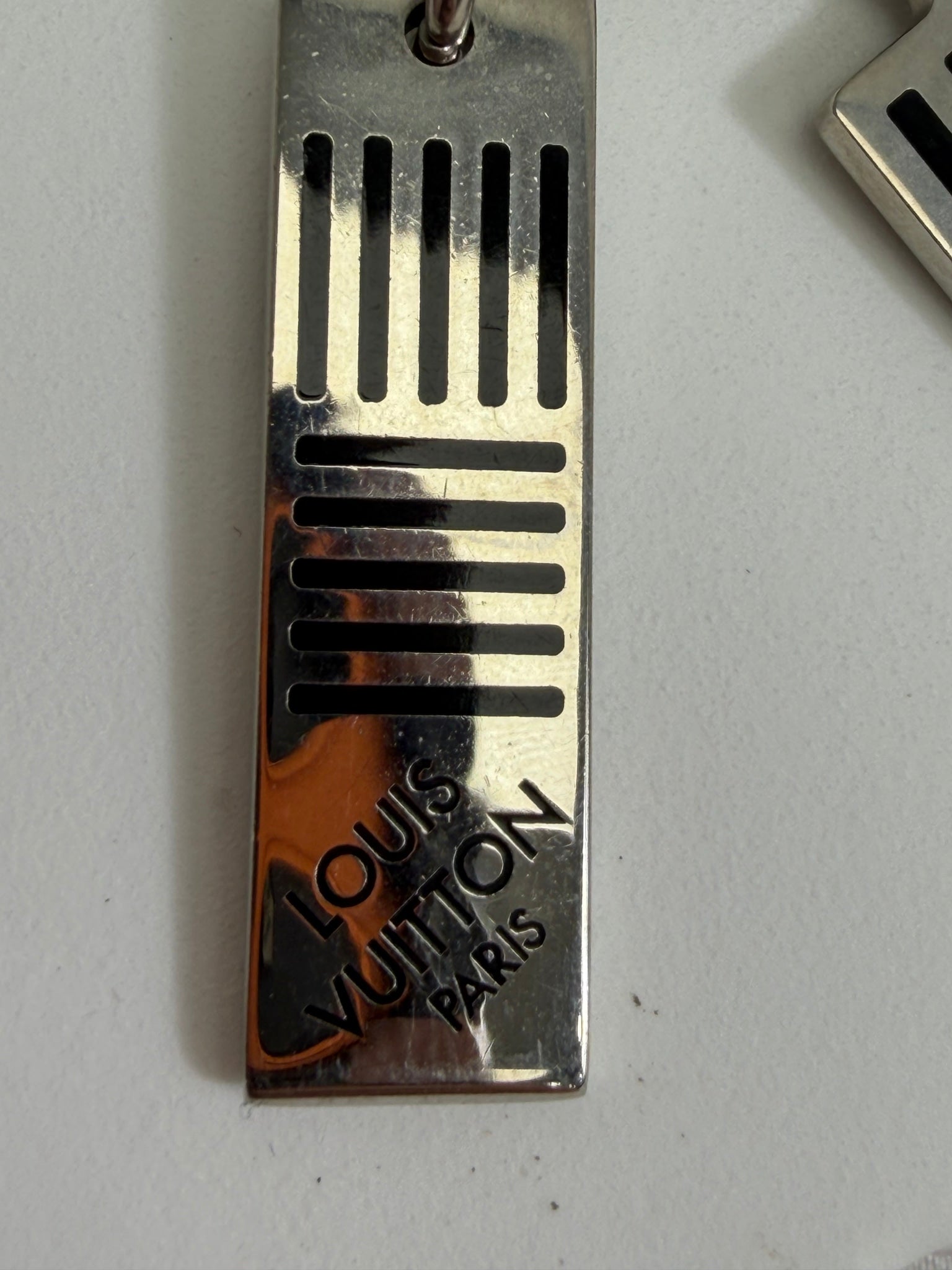 Louis Vuitton Silver Pendant Necklace