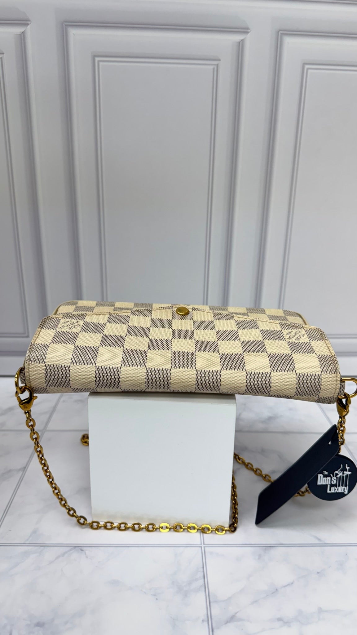 Louis Vuitton Damier Azur Pochette Felicie Crossbody Bag