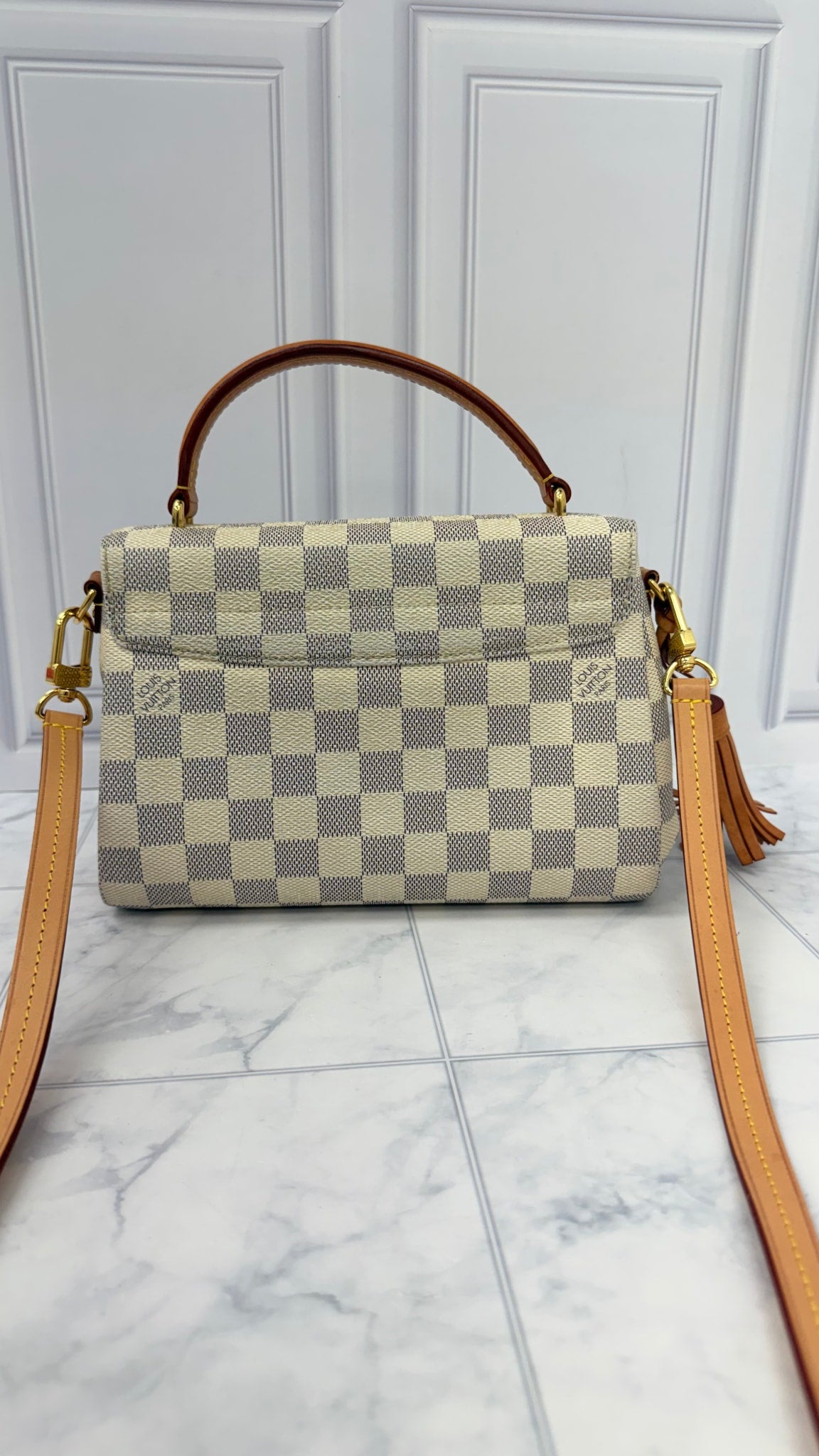 Louis Vuitton Damier Azur Croisette Crossbody Bag