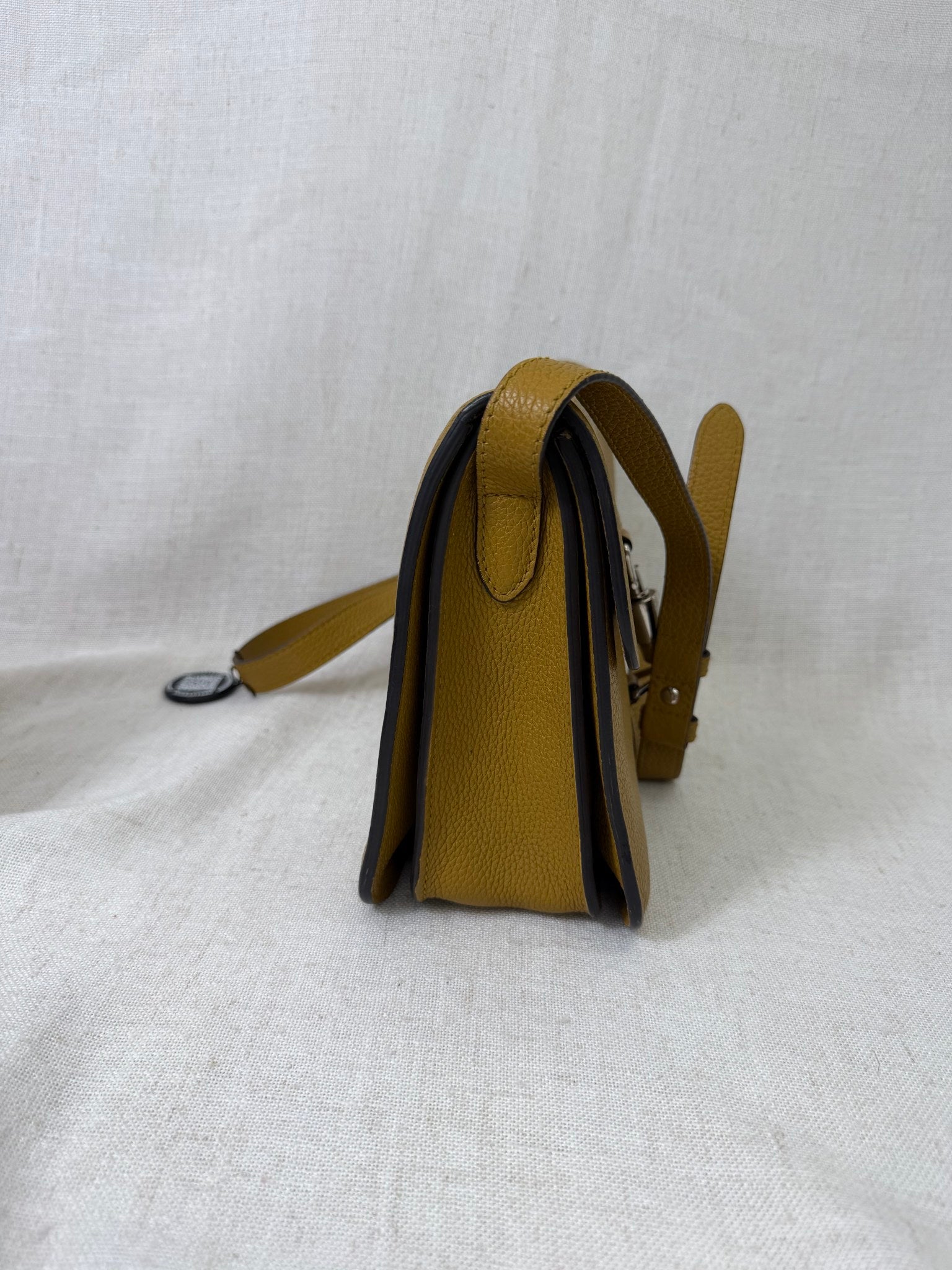 Gucci Mustard Yellow Leather Soft Jackie Crossbody Bag