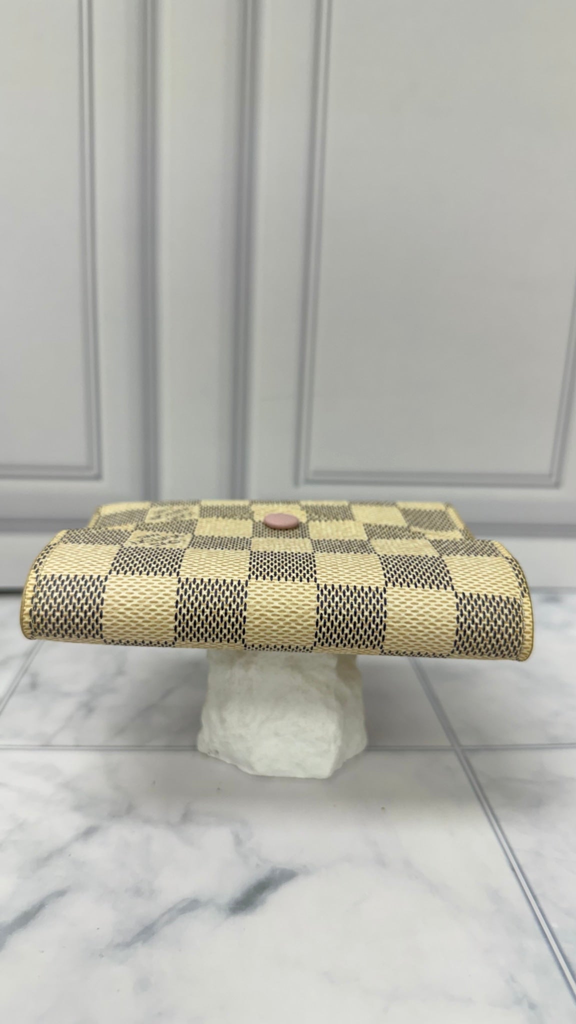 Louis Vuitton Damier Azur Pink Victorine Wallet