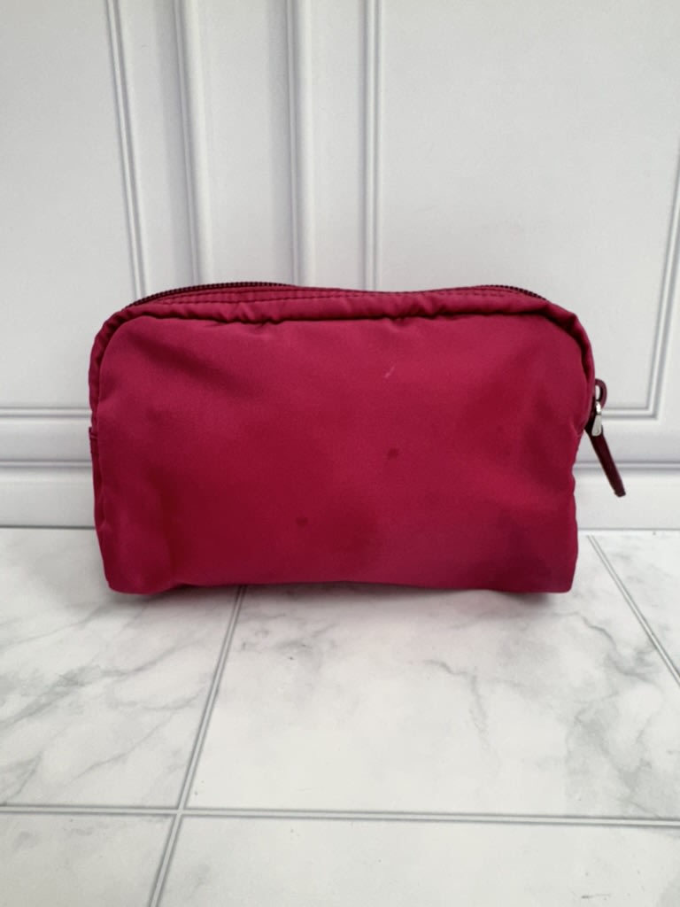 Prada Pink Nylon Small Pouch