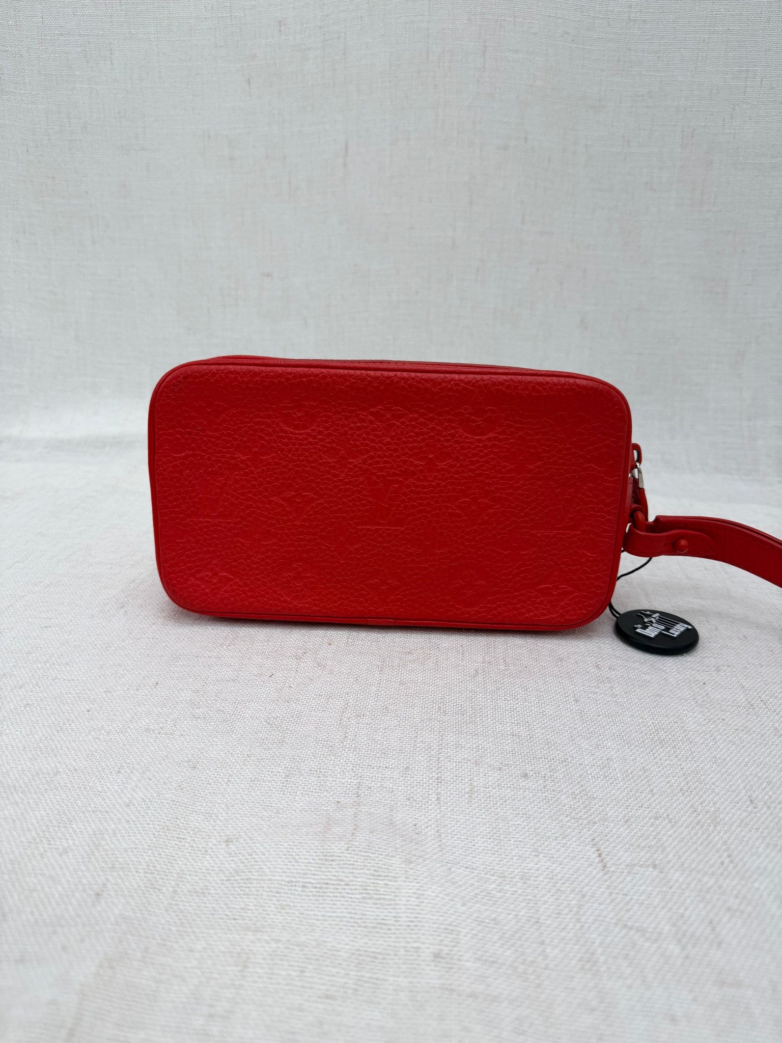 Louis Vuitton X Virgil Red Empreinte Pochette Clutch