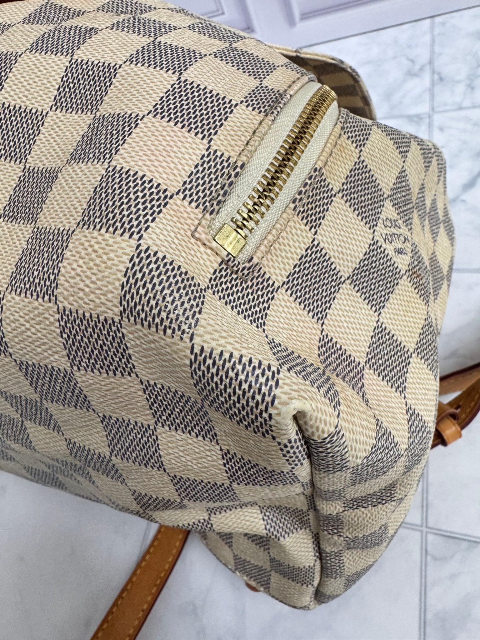 Louis Vuitton Damier Azur Sperone Backpack