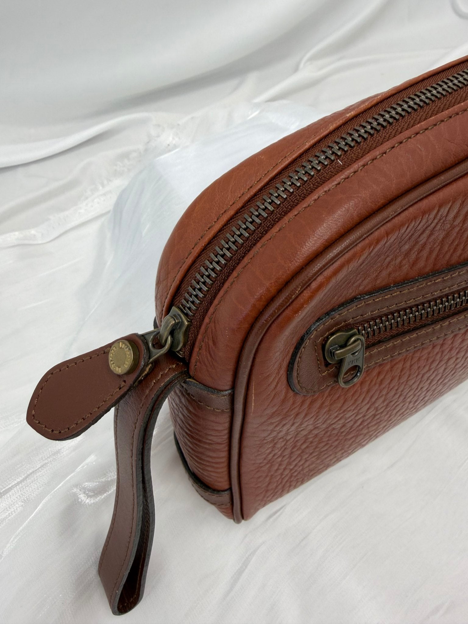 Burberry Vintage Brown Leather Pouch