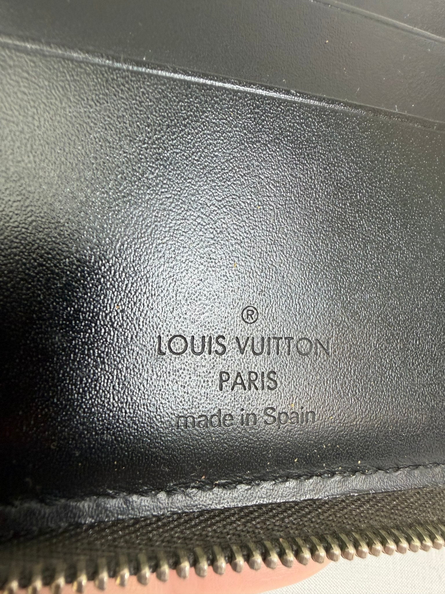 Louis Vuitton Dark Brown Matte Vernis Zippy Compact Wallet