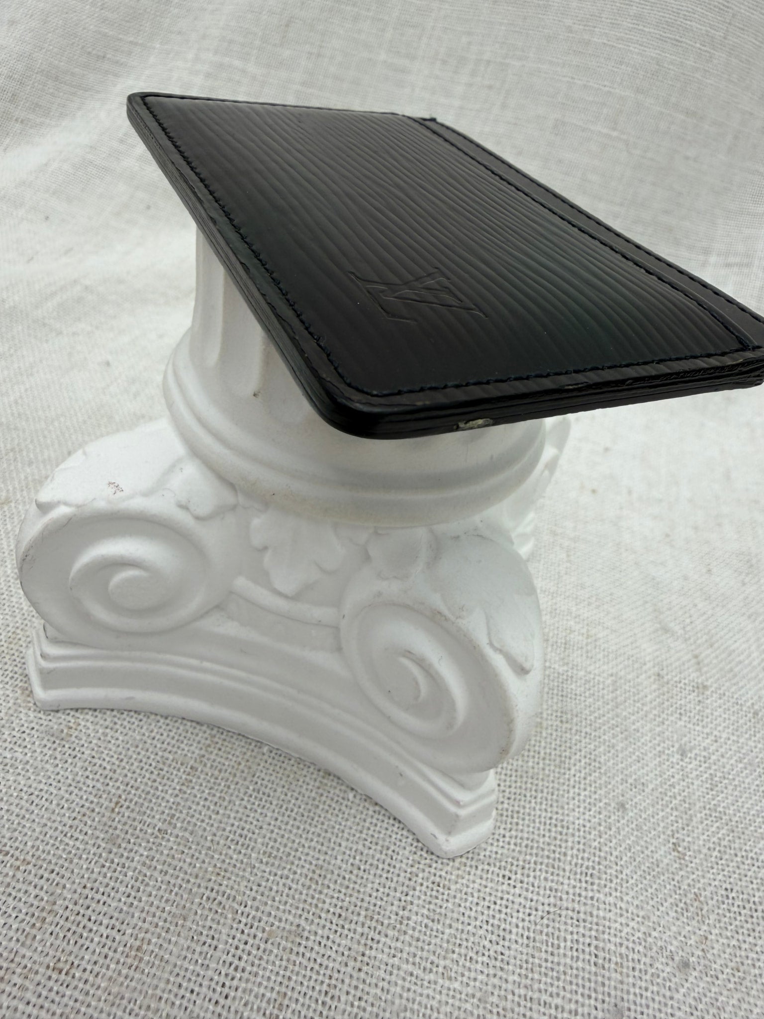 Louis Vuitton Black Electric Epi Card Case