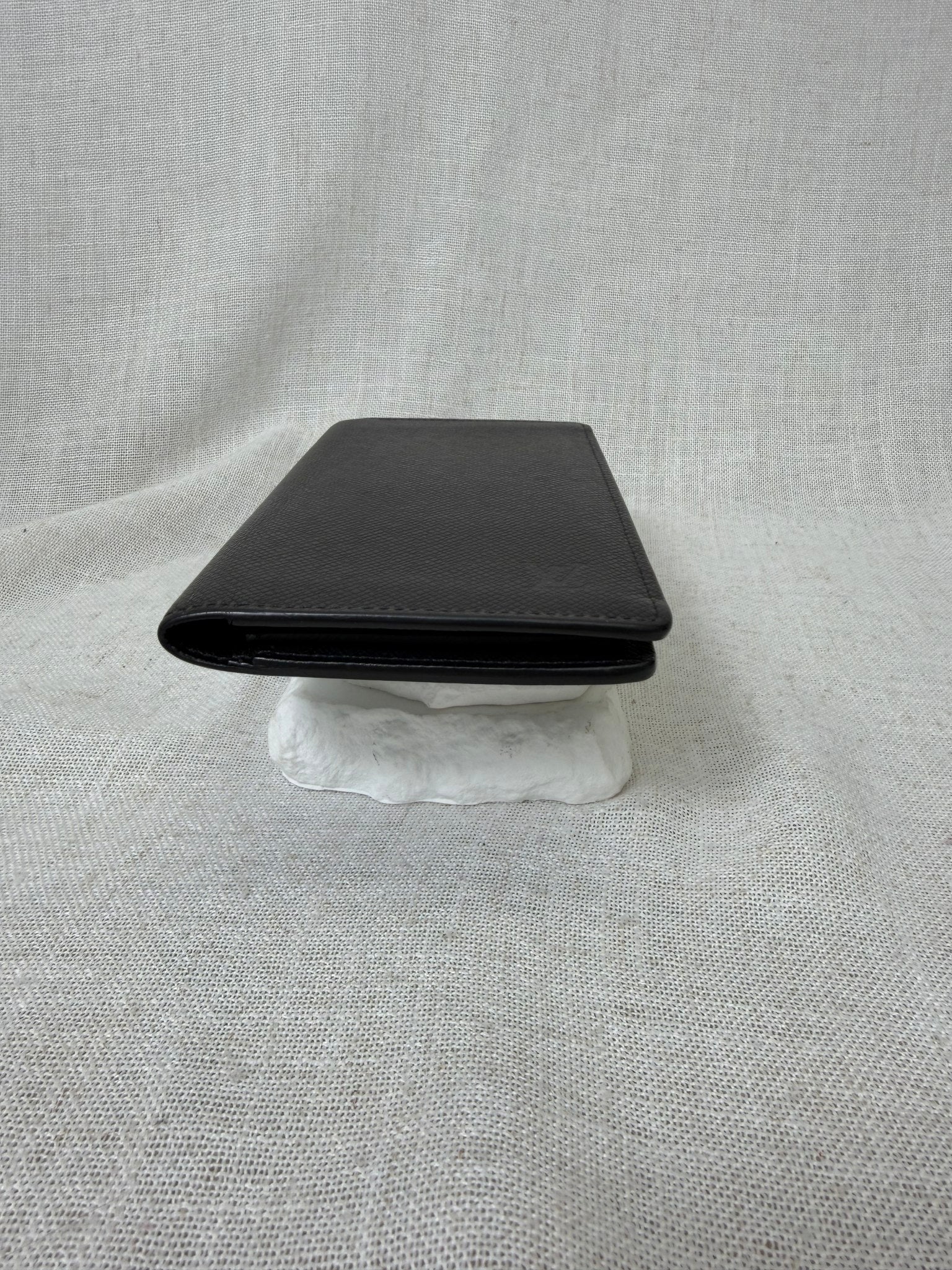 Louis Vuitton Black Taiga Leather Wallet