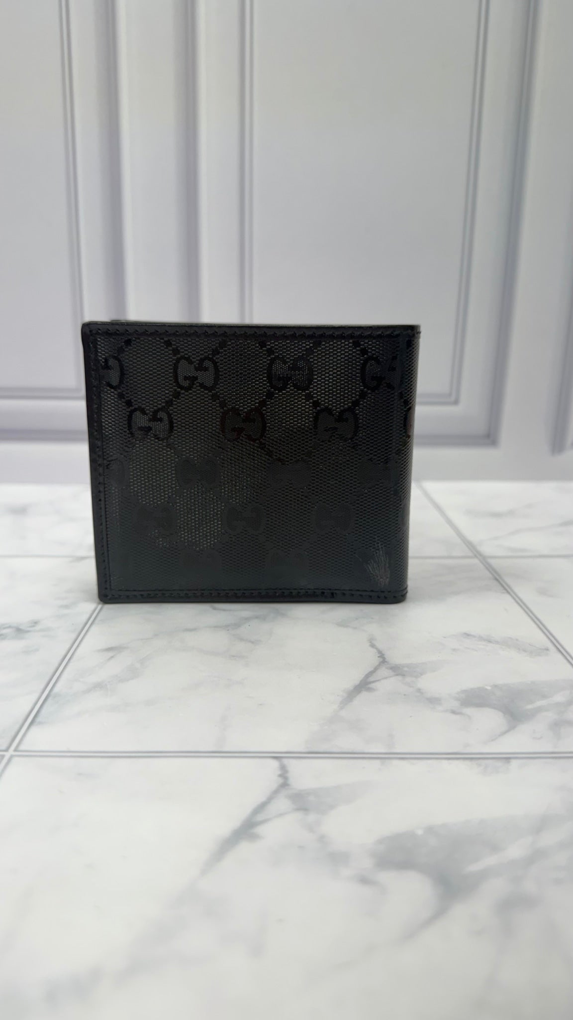 Gucci Black Imprime PVC Bifold