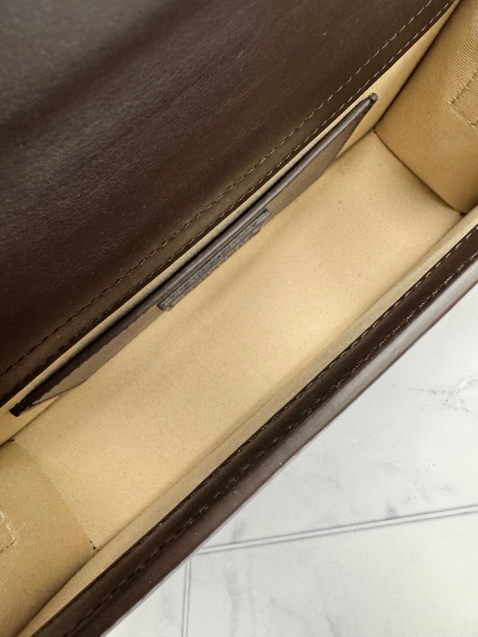 BRAND NEW - Jacquemus Midnight Brown Leather Le Grand Bambino Handbag 2Way Handbag