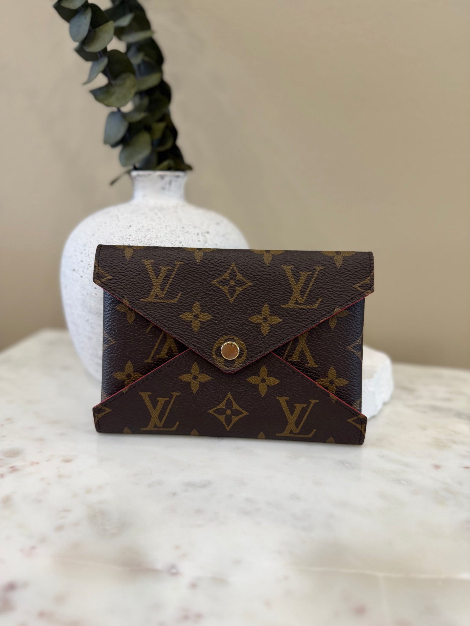 Louis Vuitton Monogram & Red Medium Kirigami Pochette