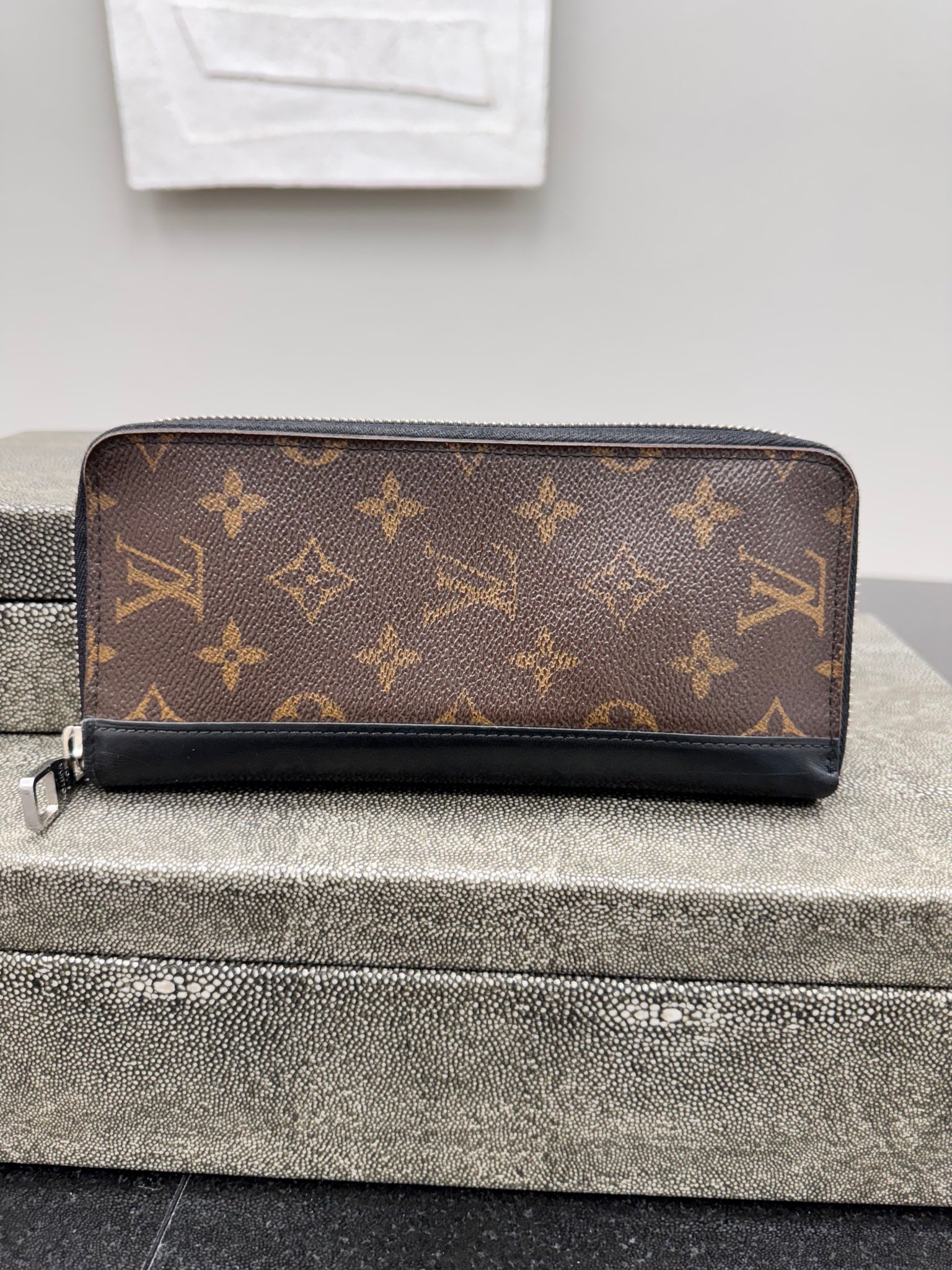 Louis Vuitton Monogram Macassar Long Zippy Wallet