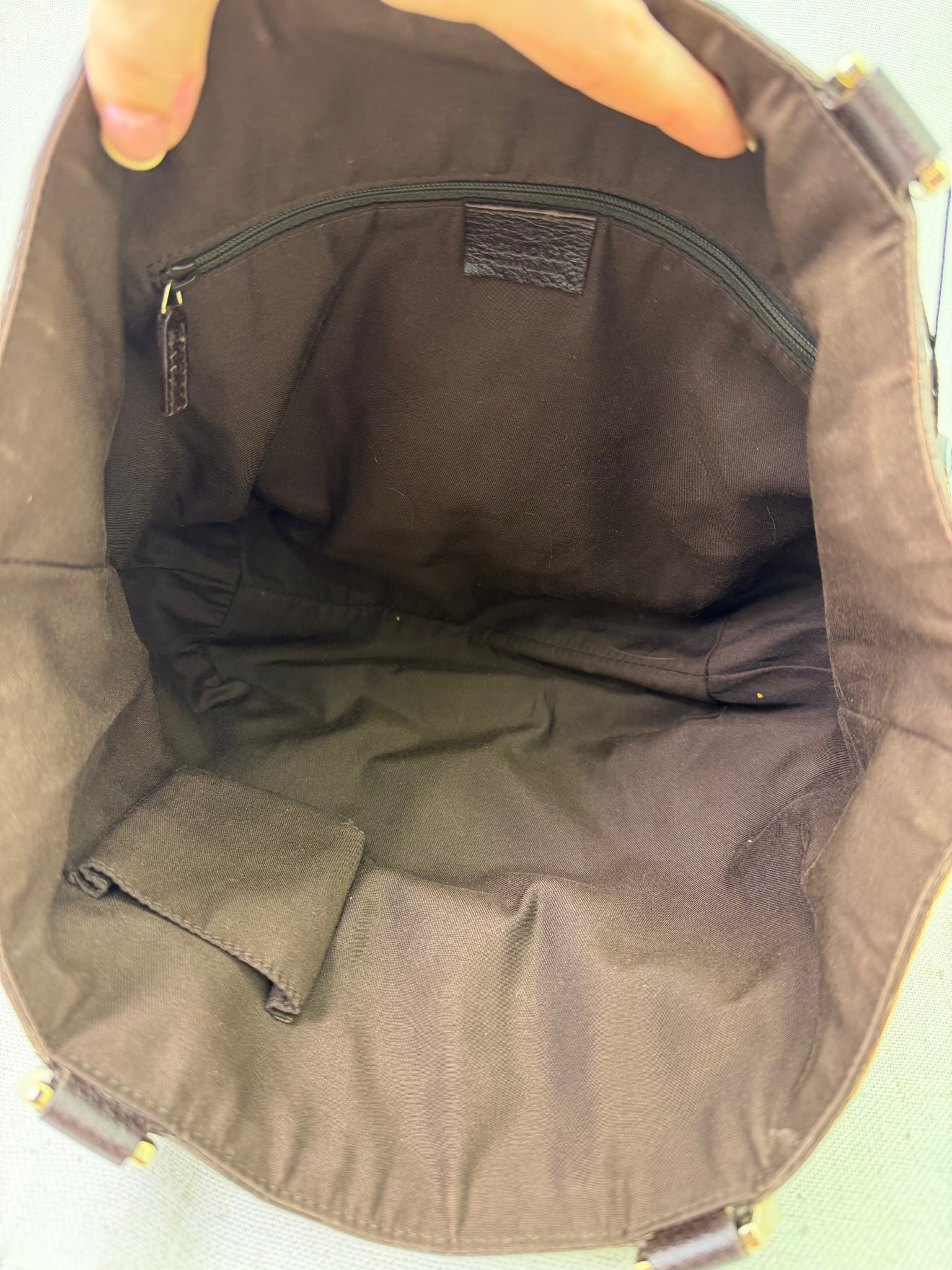 Gucci Brown GG Canvas Abbey Tote Bag