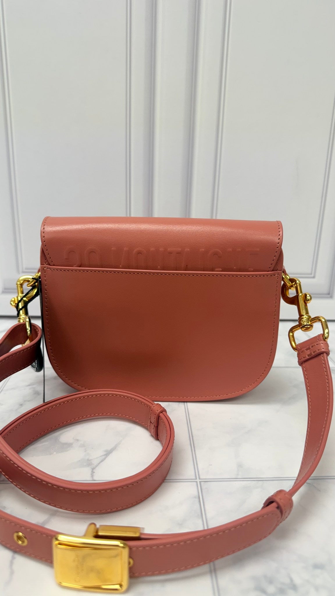 Christian Dior Pink Leather Crossbody Bag