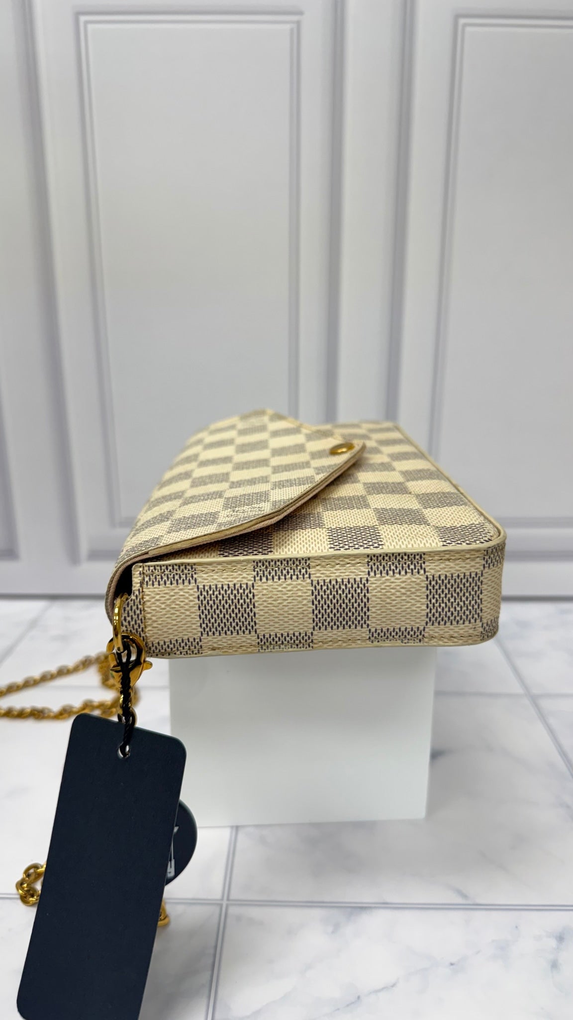 Louis Vuitton Damier Azur Pochette Felicie Crossbody Bag
