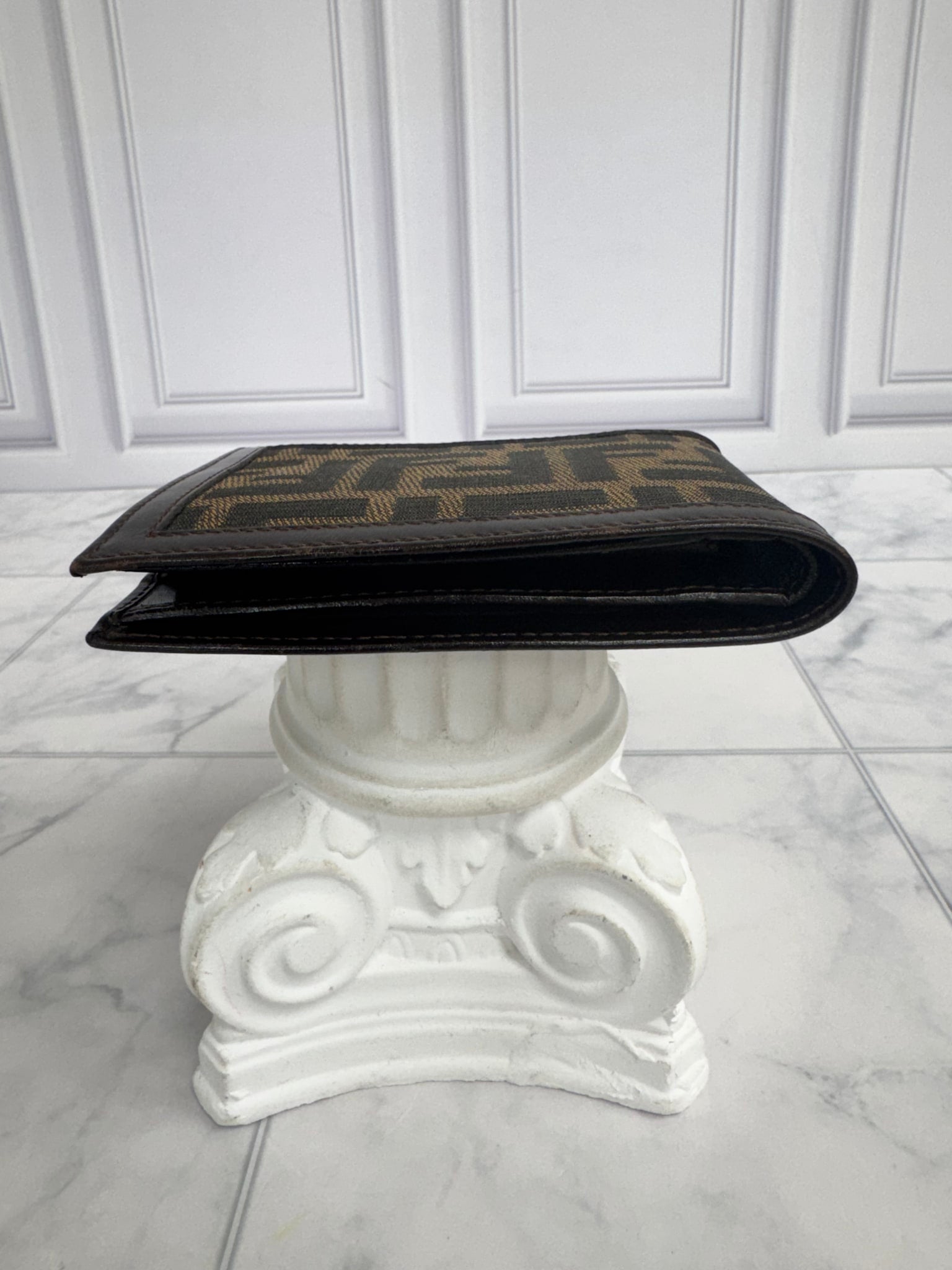 Fendi Brown Zucca Canvas Bifold Wallet