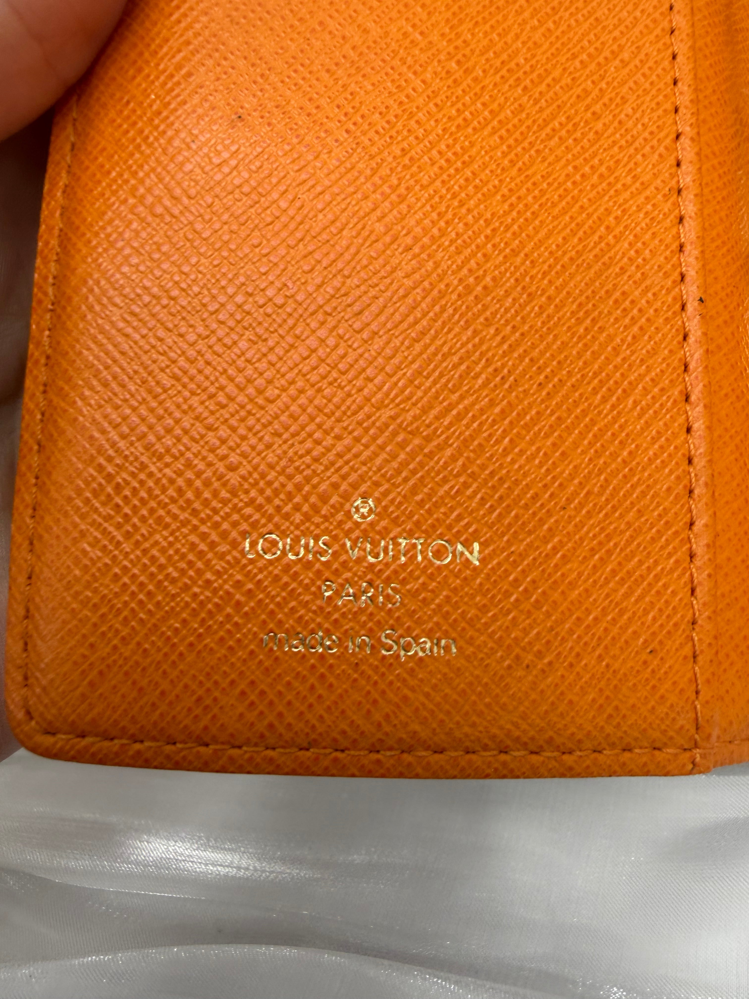 Louis Vuitton Monogram & Orange Koala Passport Agenda PM